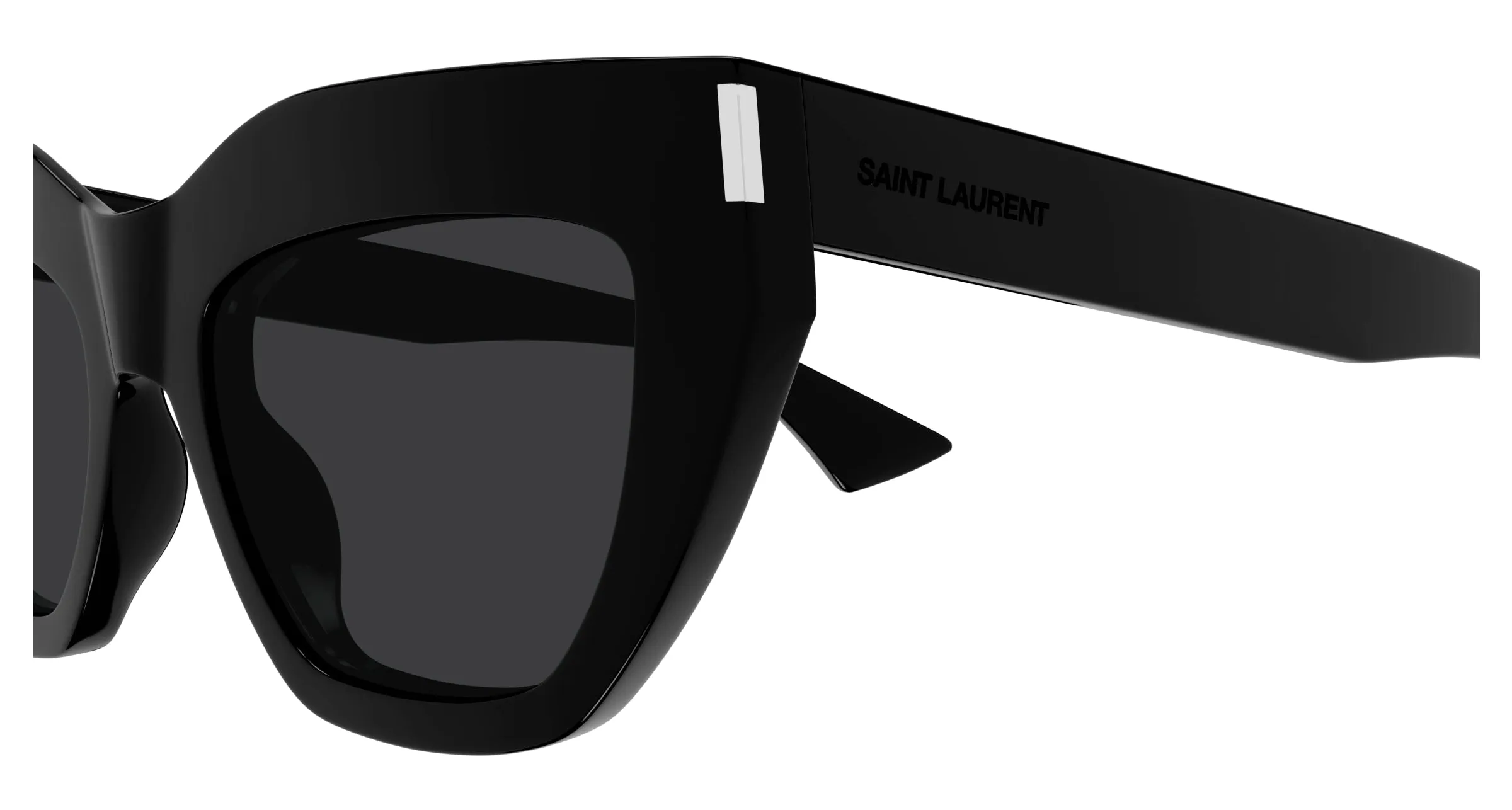SAINT LAURENT SL 759 001 Occhiali da sole Acetato Nero Nero Cat Eye - immagine 3