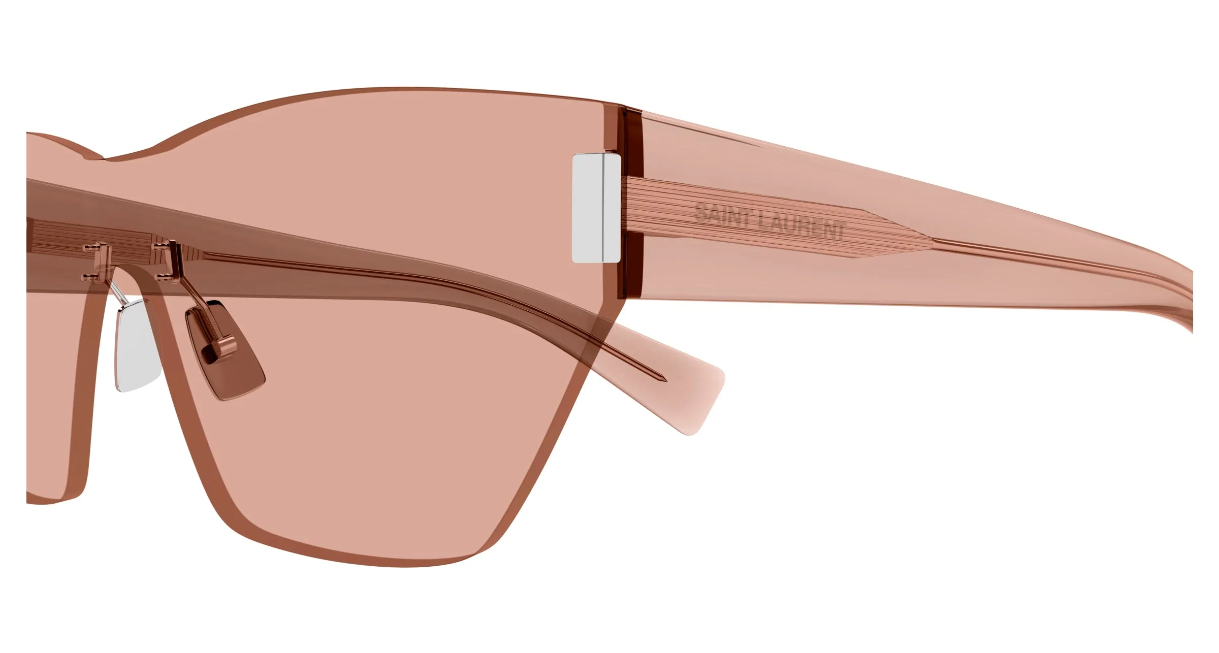 SAINT LAURENT SL 755 004 Occhiali da sole Nylon Rosa Rosa Cat Eye - immagine 3