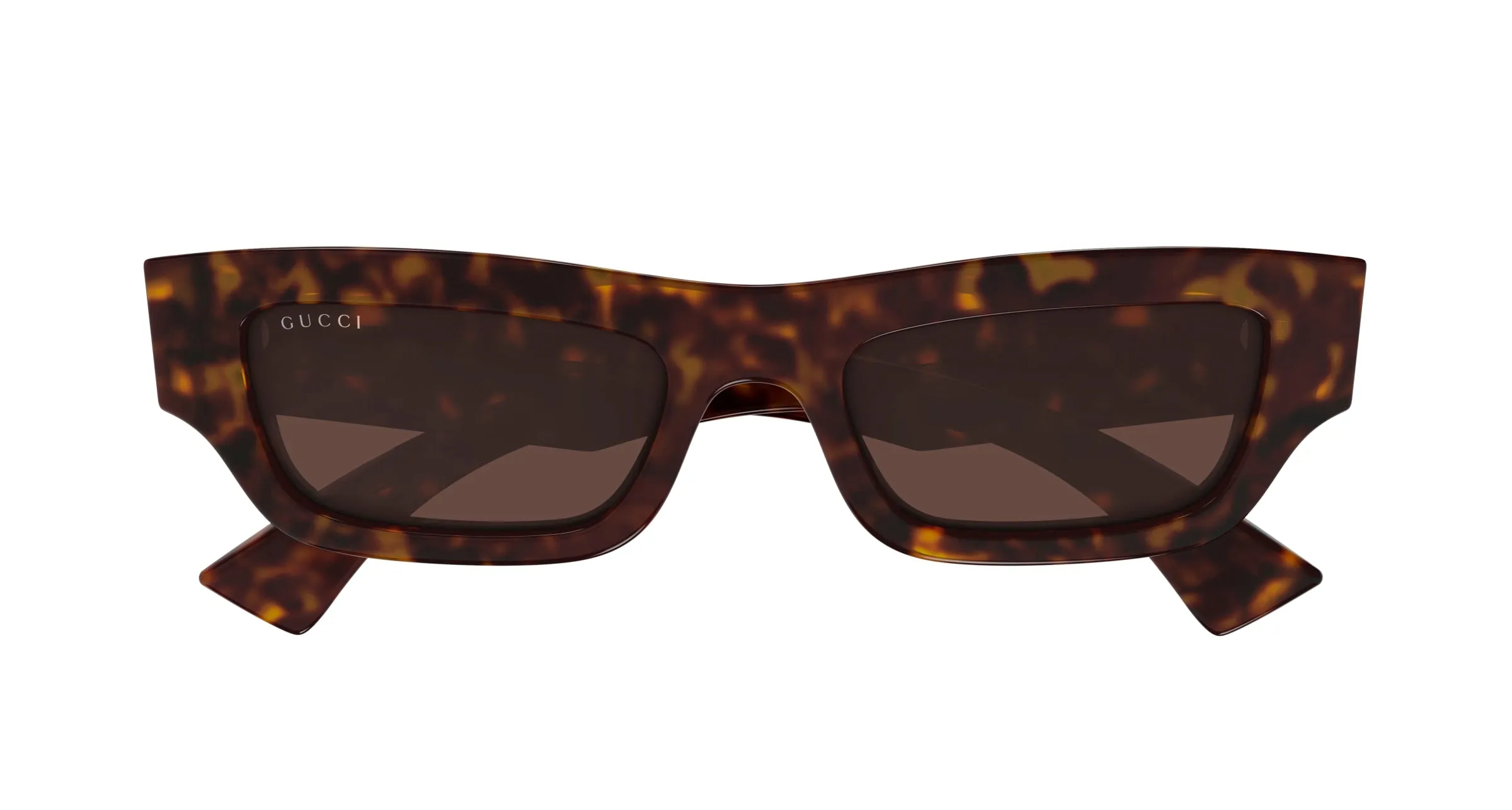 Gucci GG1839S 002 Occhiali da sole Acetato Havana Marrone Squadrata - immagine 2