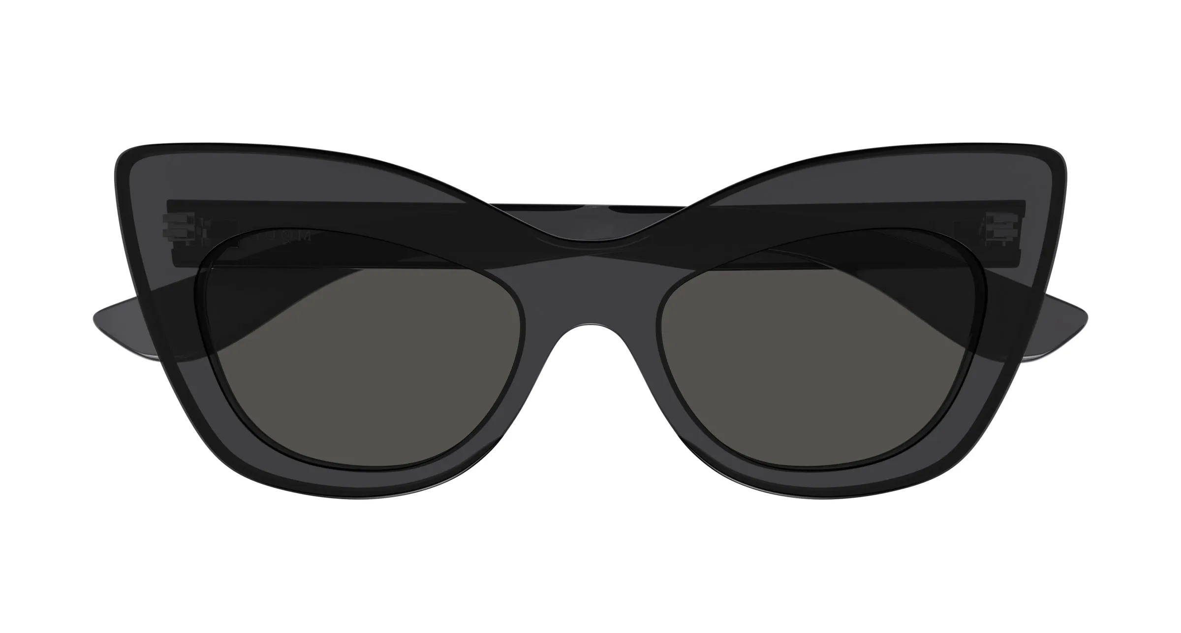 Alexander McQueen AM0516S 003 Occhiali da sole Bio-iniettato Grigio Grigio Cat Eye - immagine 2