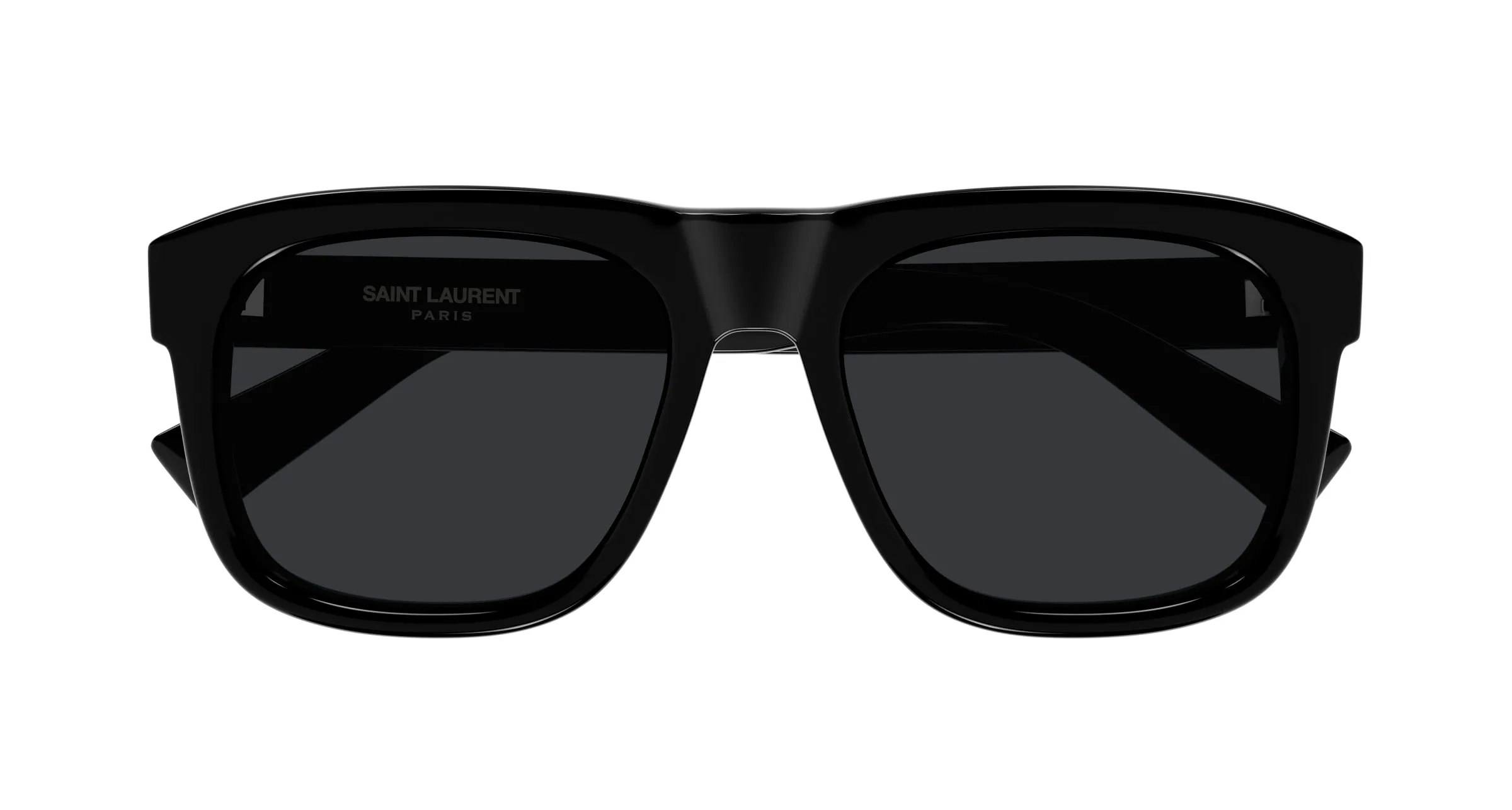 SAINT LAURENT SL 558 010 Occhiali da sole Acetato Nero Nero Squadrata - immagine 2