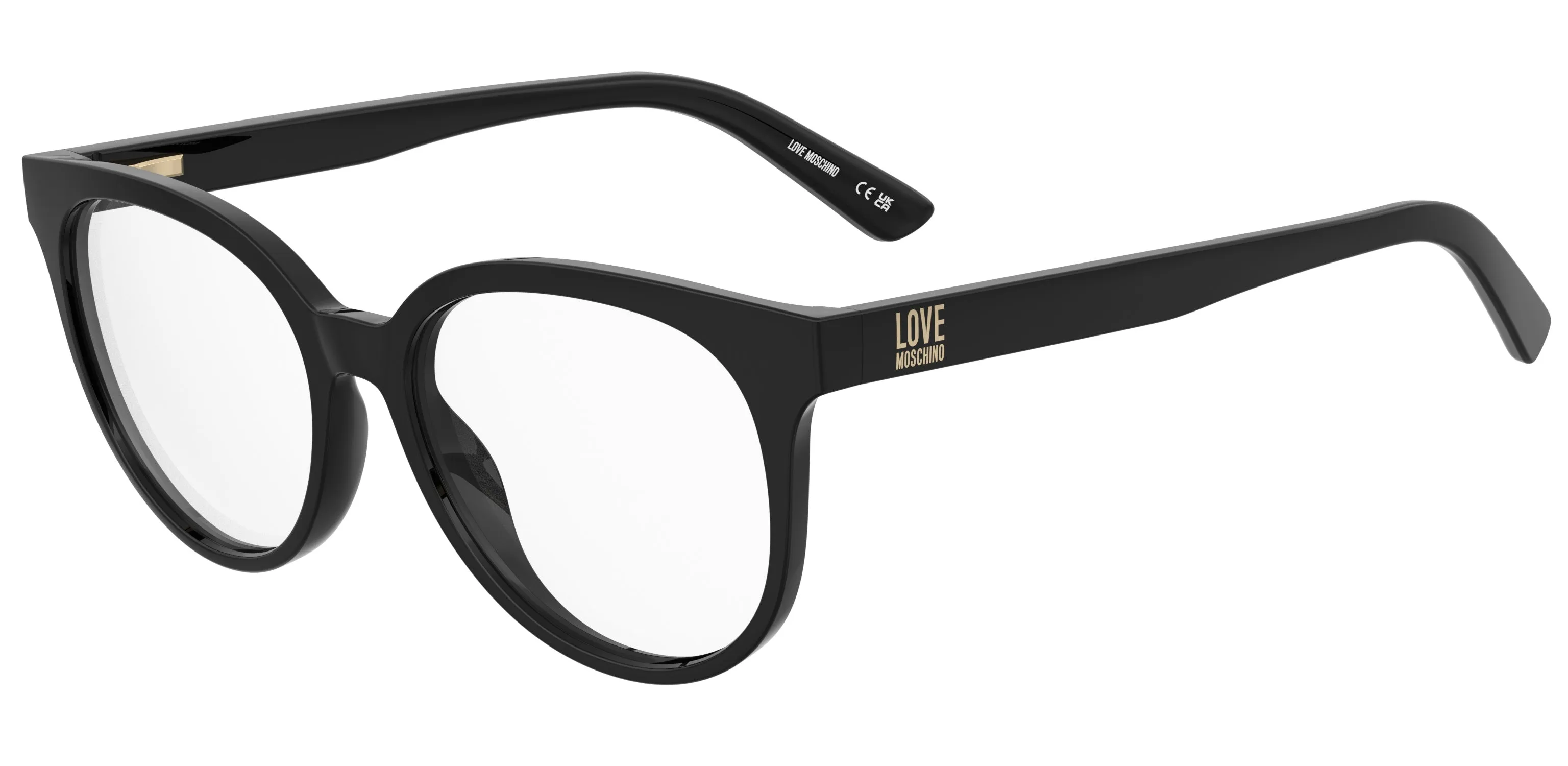 Moschino MOL658 807 Montature da vista Acetato Nero Squadrata Normale - immagine 1