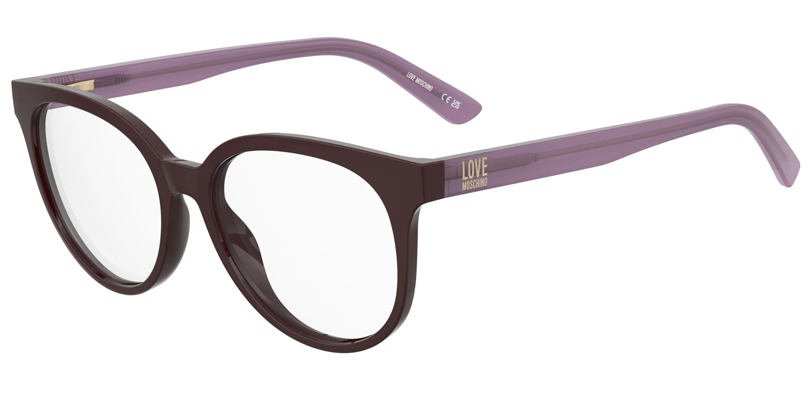Moschino MOL658 0T7 Montature da vista Acetato Viola Squadrata Normale - immagine 1