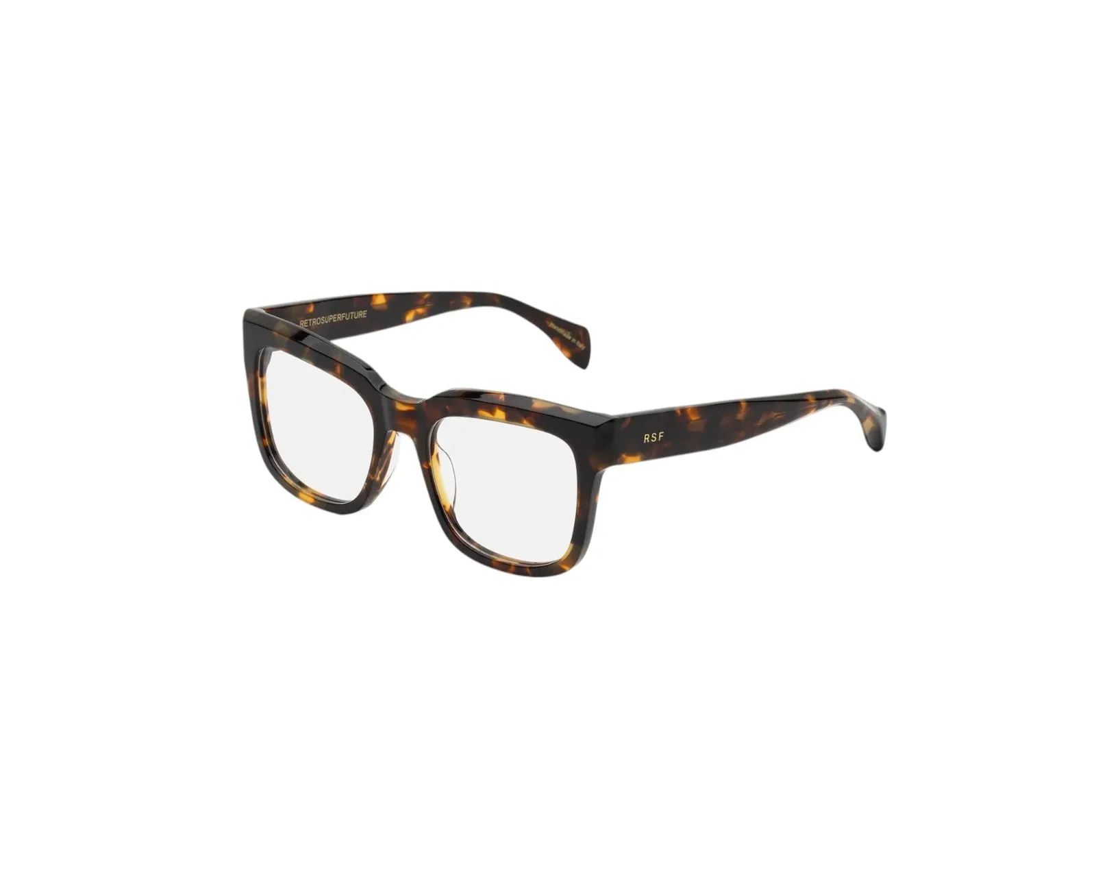 Retrosuperfuture YRF NUMERO 136 BURNT HAVANA Montature da vista Acetato Havana Squadrata - immagine 1