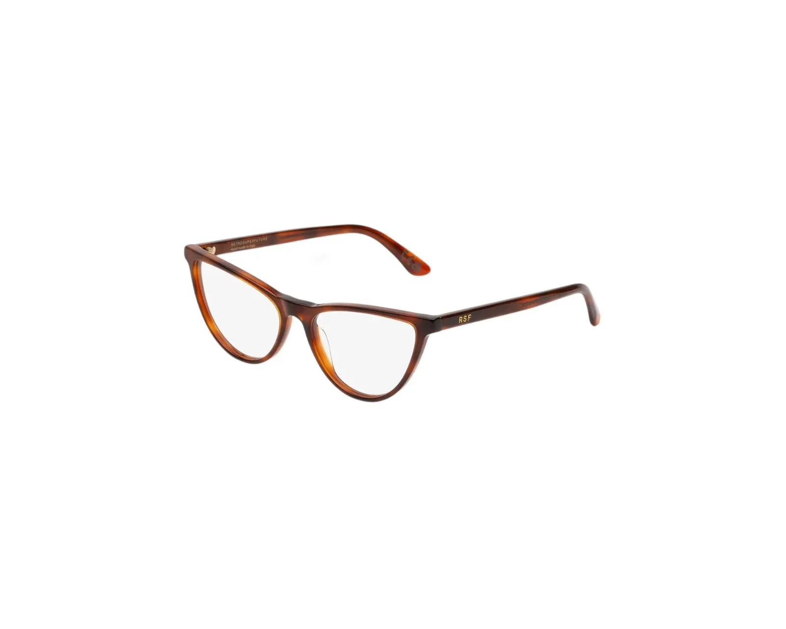 Retrosuperfuture 7FU NUMERO 135 HAVANA DIVERSA Montature da vista Acetato Havana Cat Eye - immagine 1