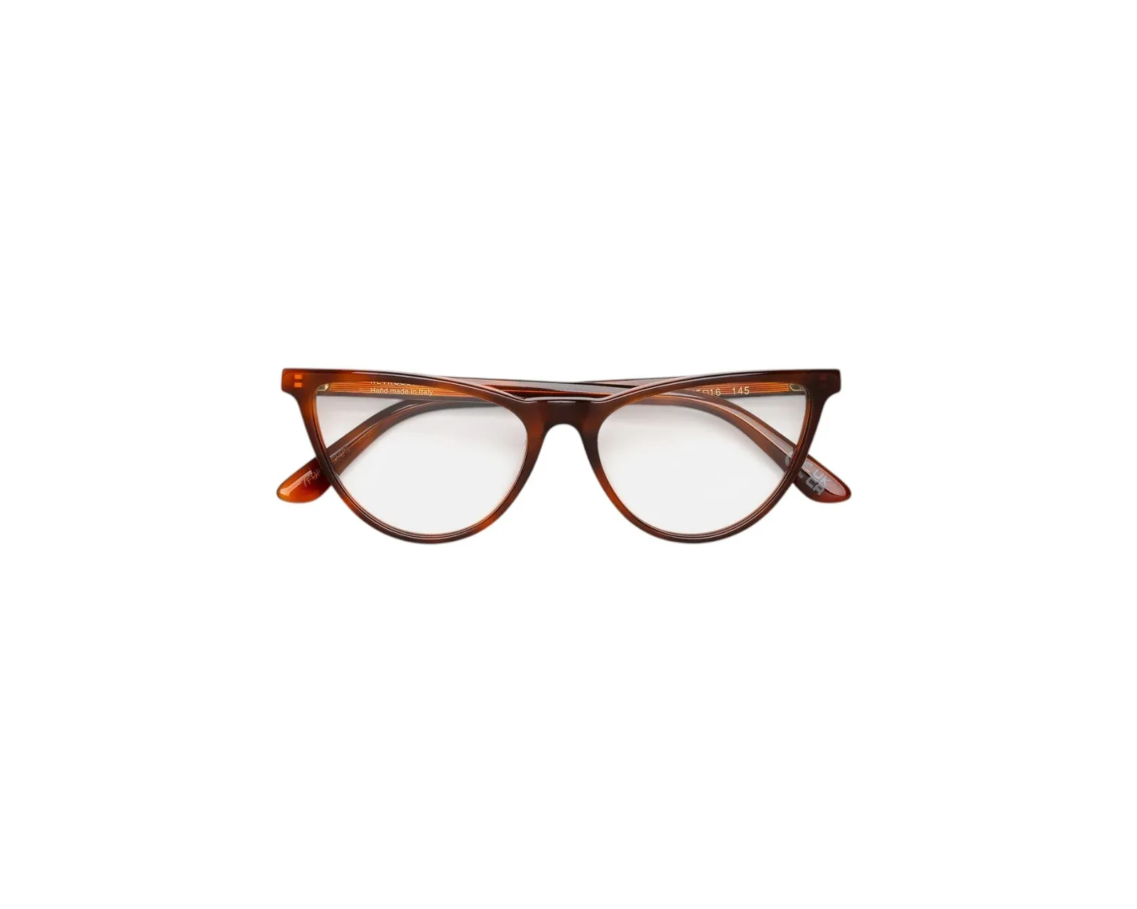 Retrosuperfuture 7FU NUMERO 135 HAVANA DIVERSA Montature da vista Acetato Havana Cat Eye - immagine 2