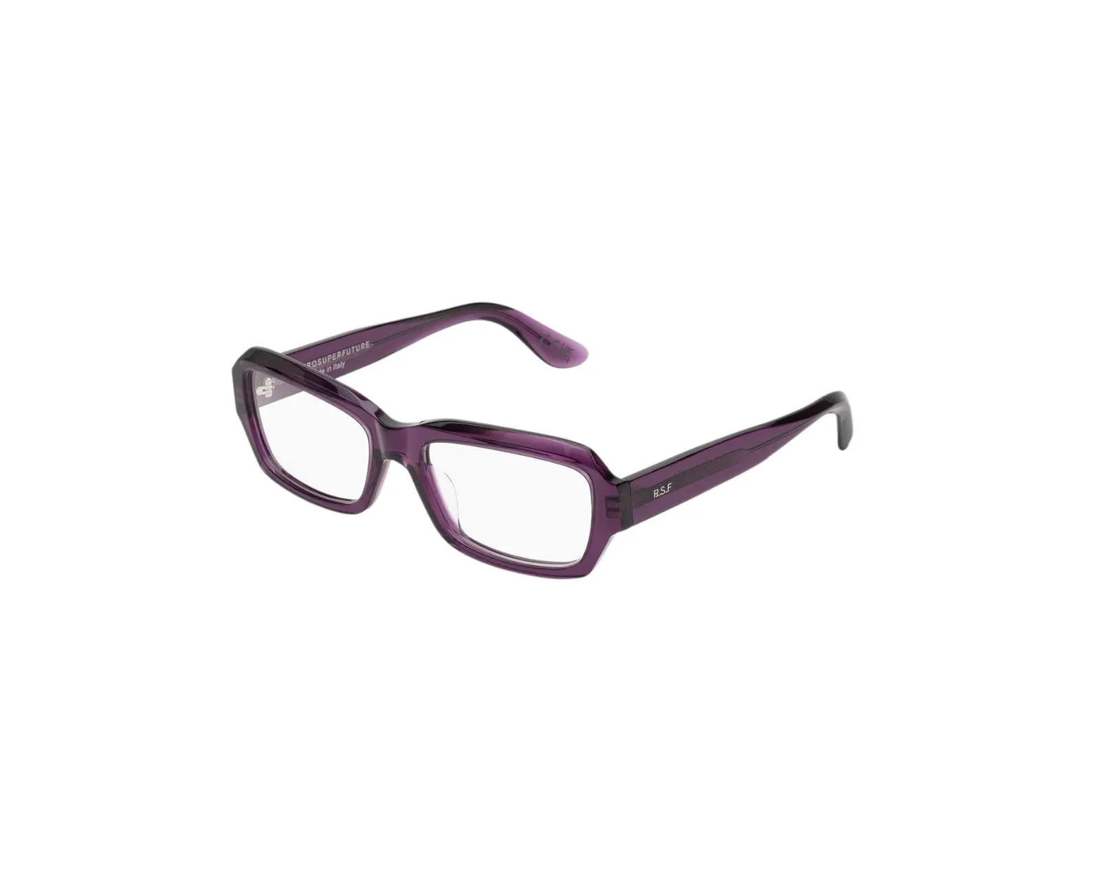Retrosuperfuture JG6 NUMERO 134 MELANZANA Montature da vista Acetato Viola Squadrata - immagine 1