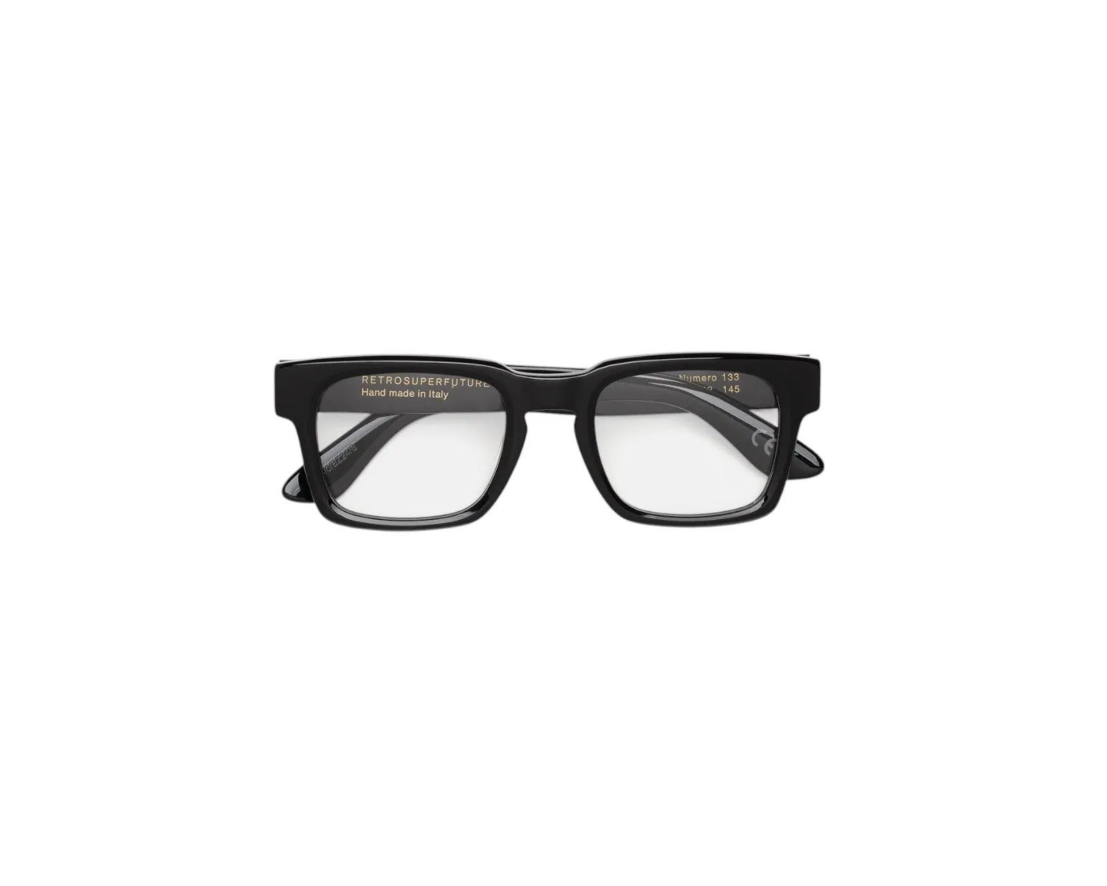 Retrosuperfuture 2FD NUMERO 133 BLACK Montature da vista Acetato Nero Squadrata - immagine 3