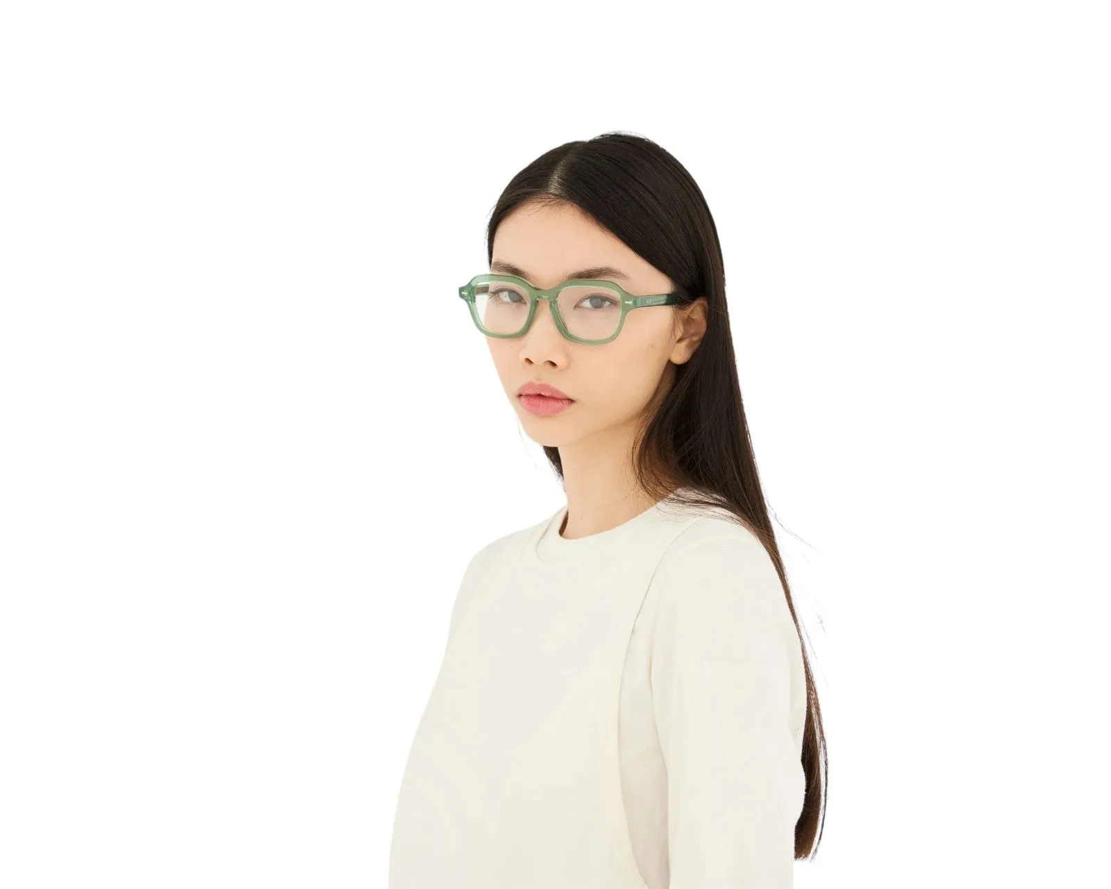 Retrosuperfuture JZ4 NUMERO 130 SALVIA Montature da vista Acetato Verde - immagine 4