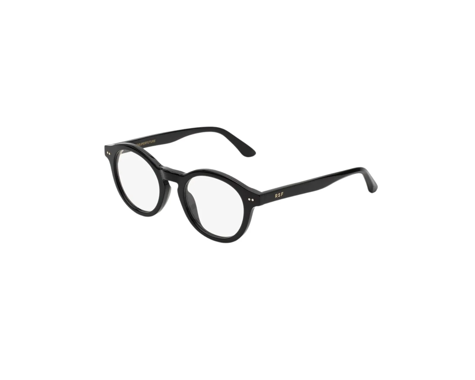 Retrosuperfuture A88 NUMERO 129 BLACK Montature da vista Acetato Nero Rotonda - immagine 1