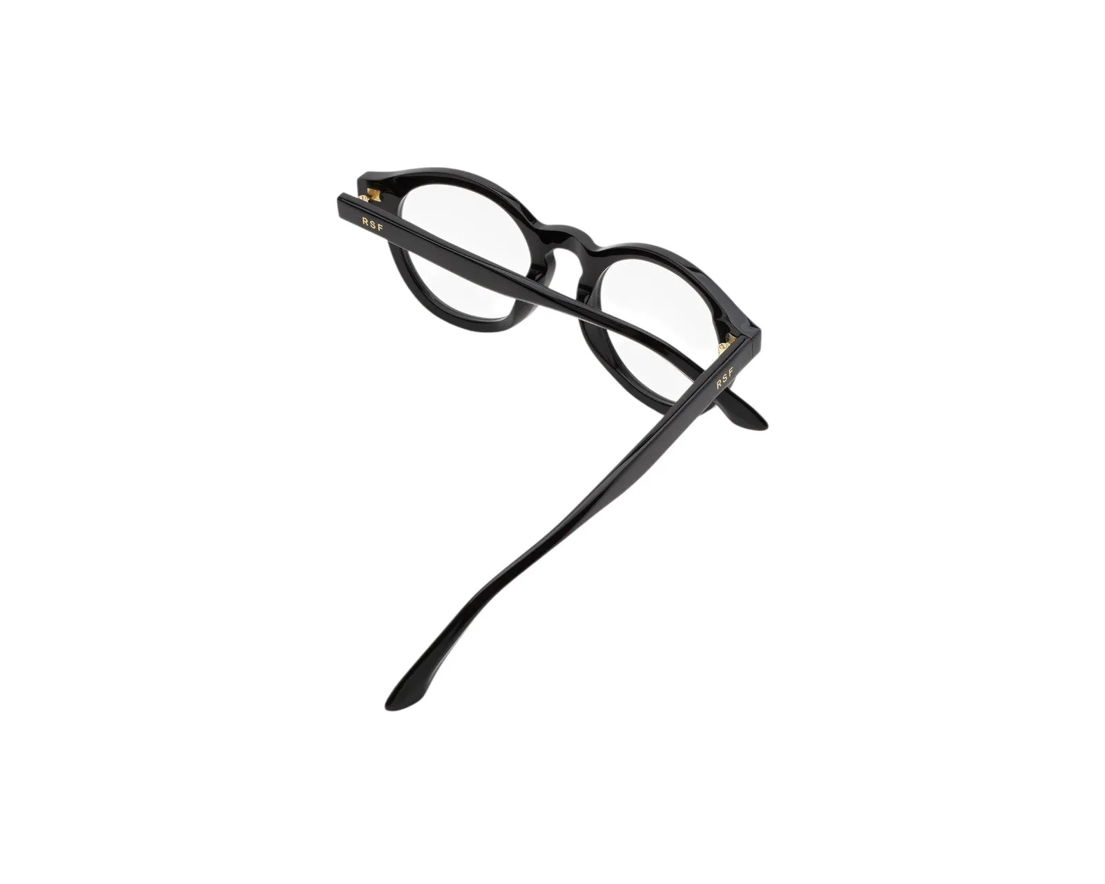 Retrosuperfuture A88 NUMERO 129 BLACK Montature da vista Acetato Nero Rotonda - immagine 4