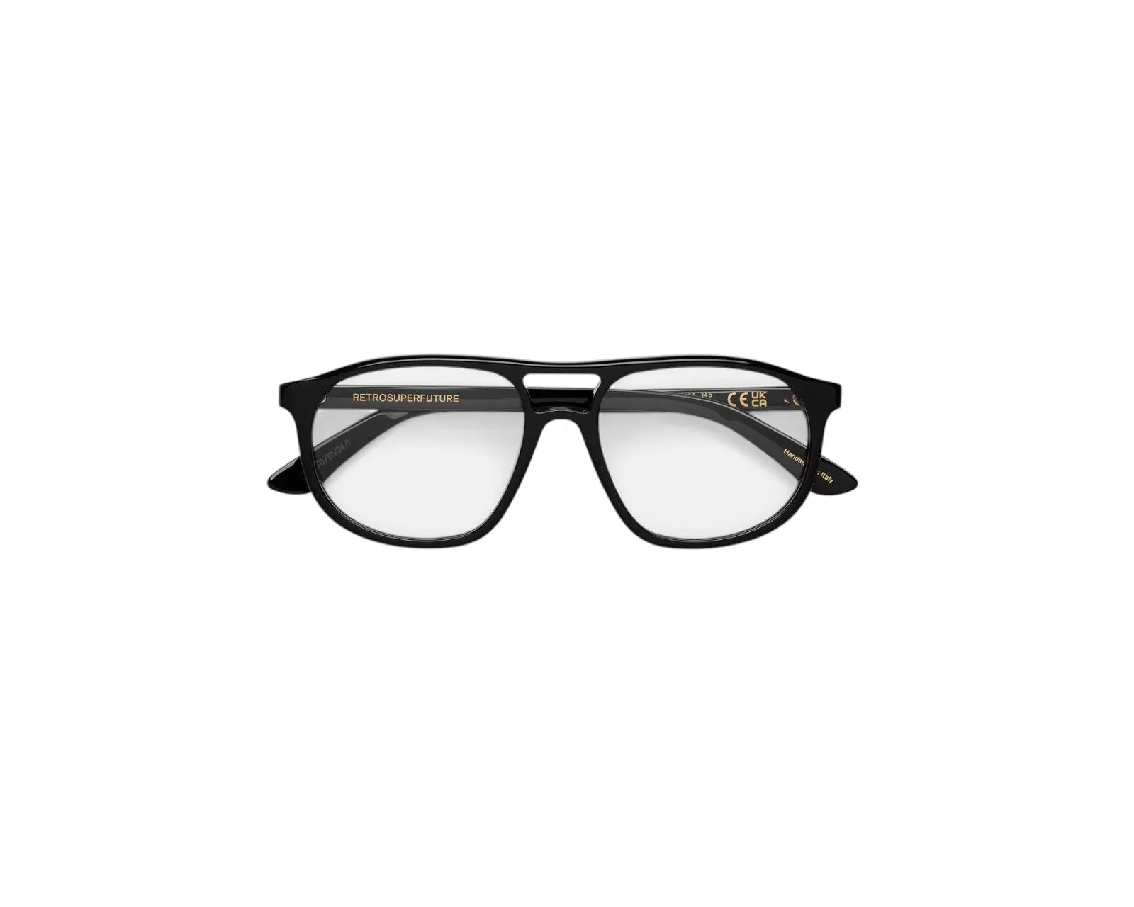 Retrosuperfuture 7SA NUMERO 127 BLACK Montature da vista Acetato Nero Squadrata - immagine 3