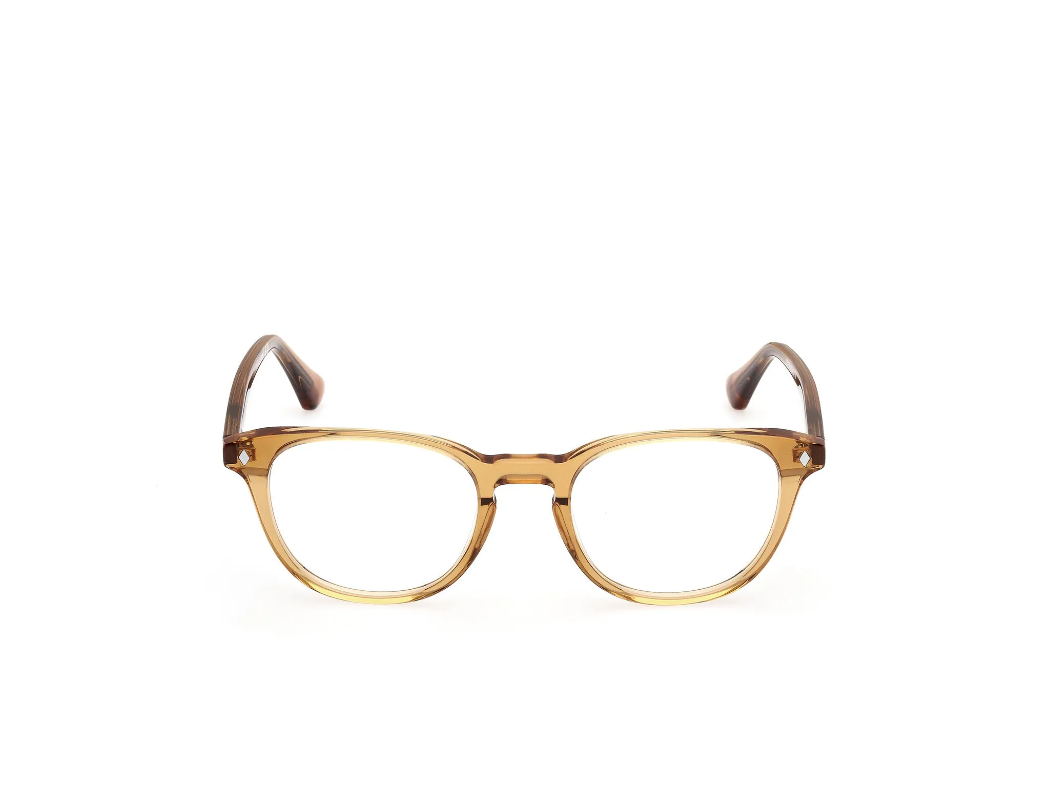 Web WE5455 39 Montature da vista Acetato Giallo Rotonda Normale - immagine 2