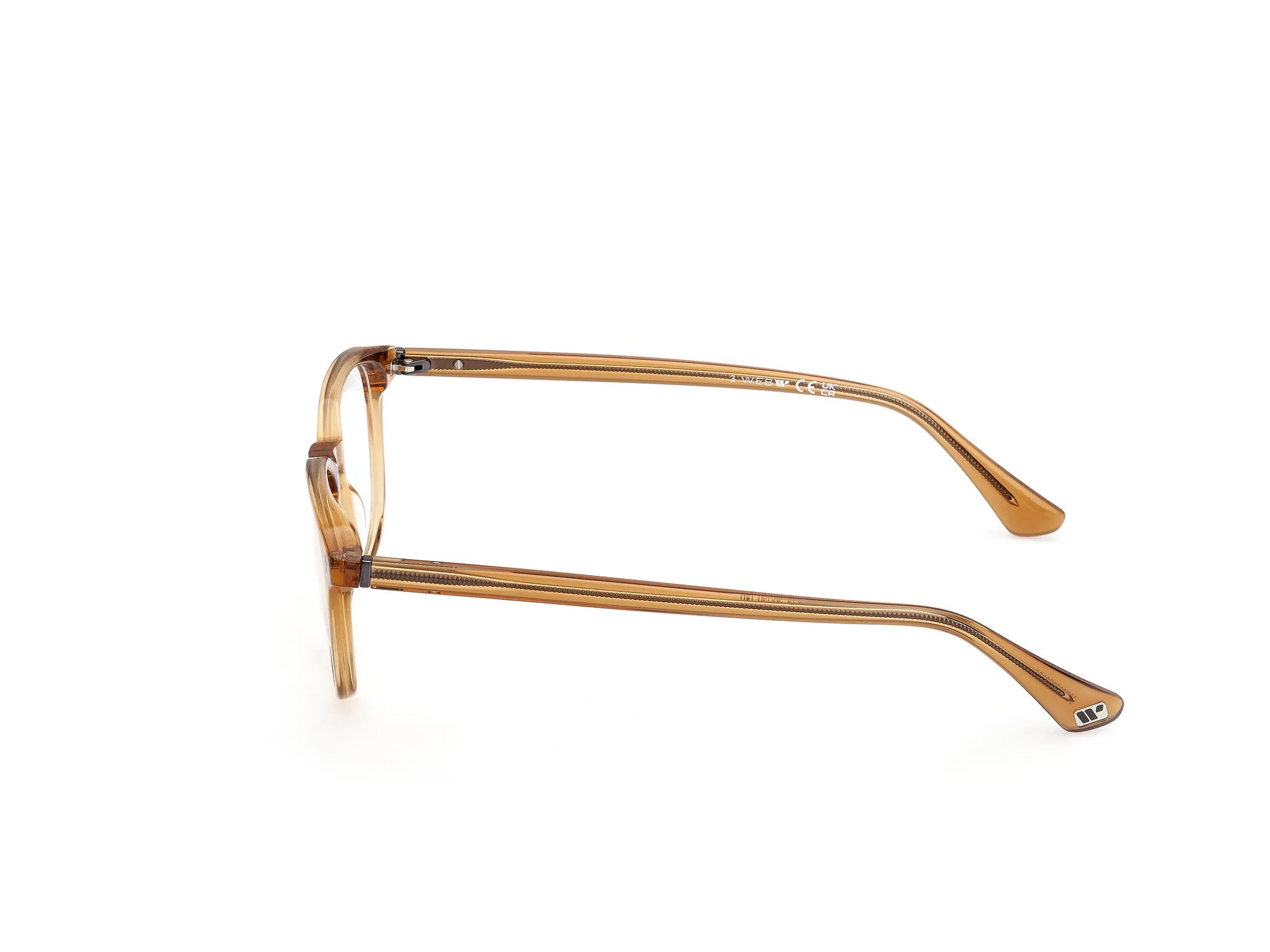 Web WE5455 39 Montature da vista Acetato Giallo Rotonda Normale - immagine 3