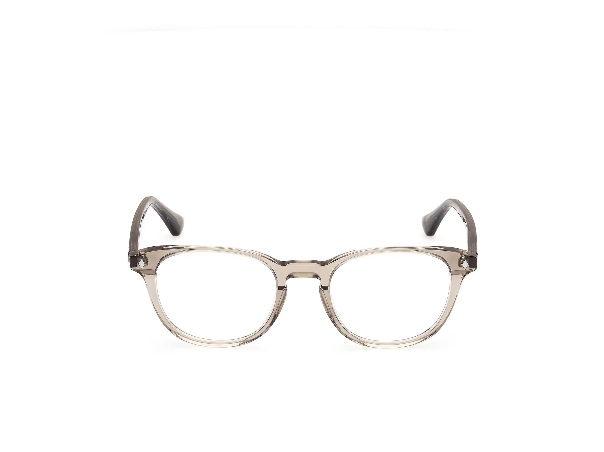 Web WE5455 57 Montature da vista Acetato Beige Rotonda Normale - immagine 2