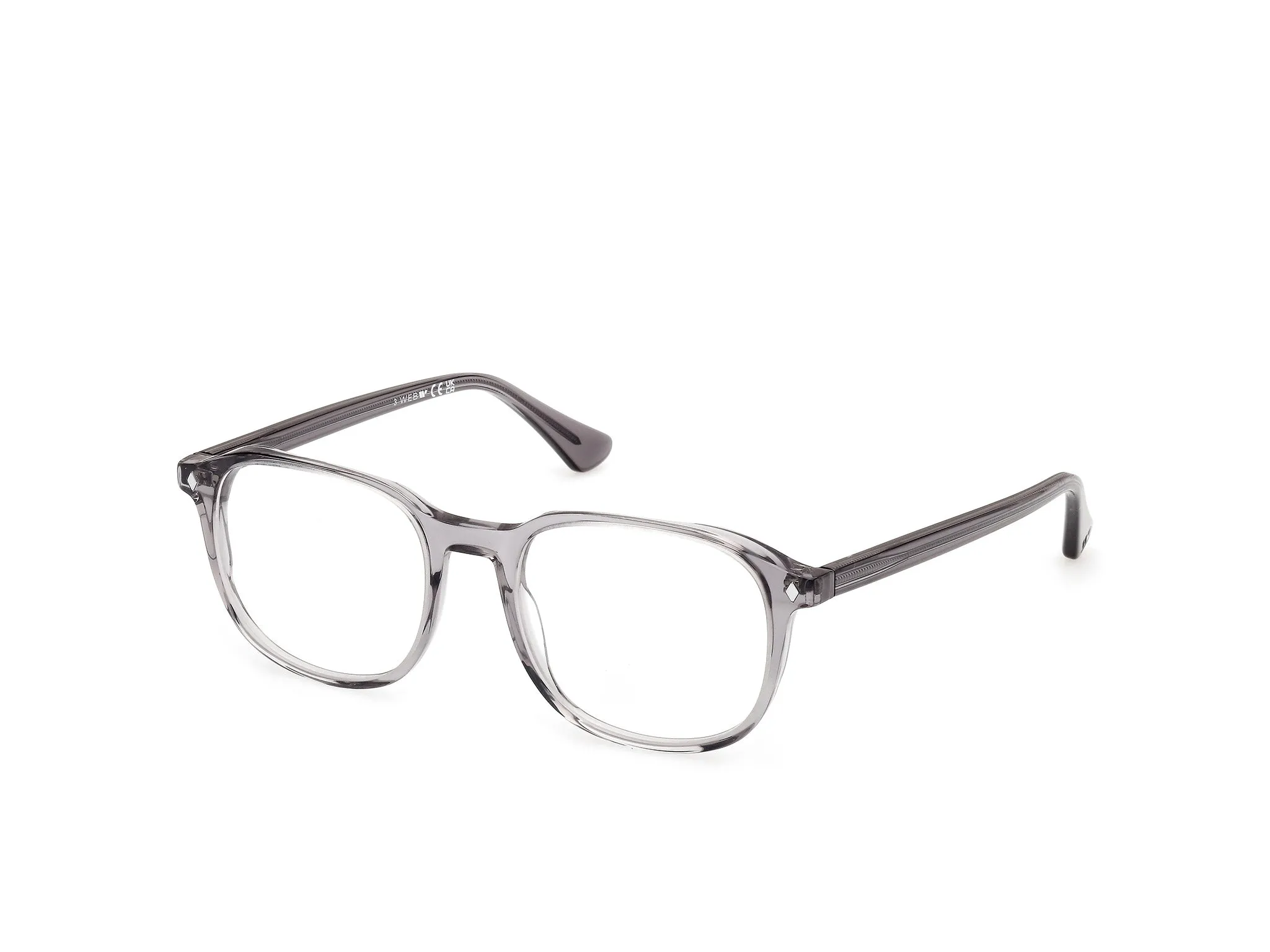 Web WE5454 20 Montature da vista Acetato Grigio Squadrata Normale - immagine 1