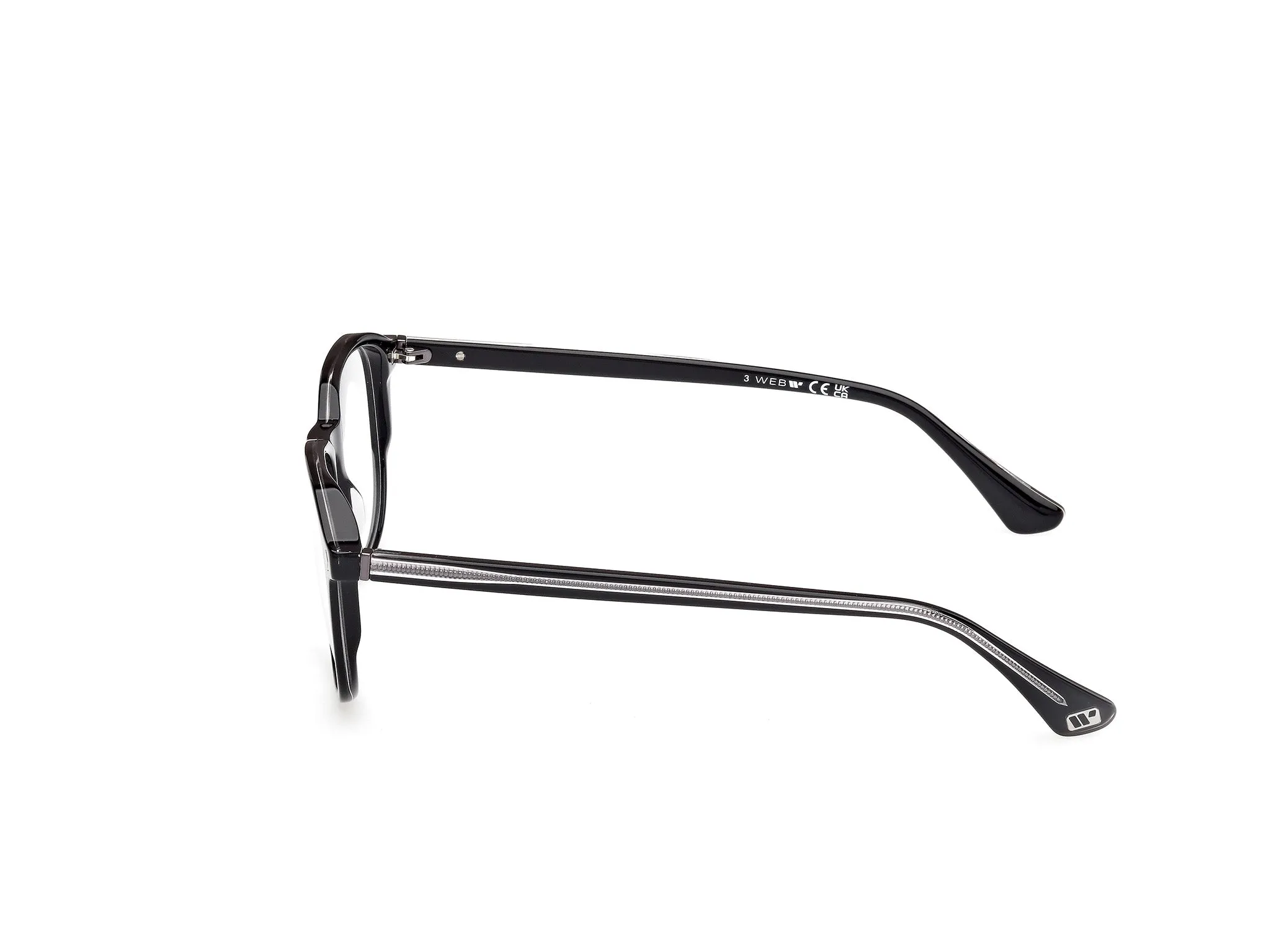 Web WE5454 5 Montature da vista Acetato Nero Squadrata Normale - immagine 3
