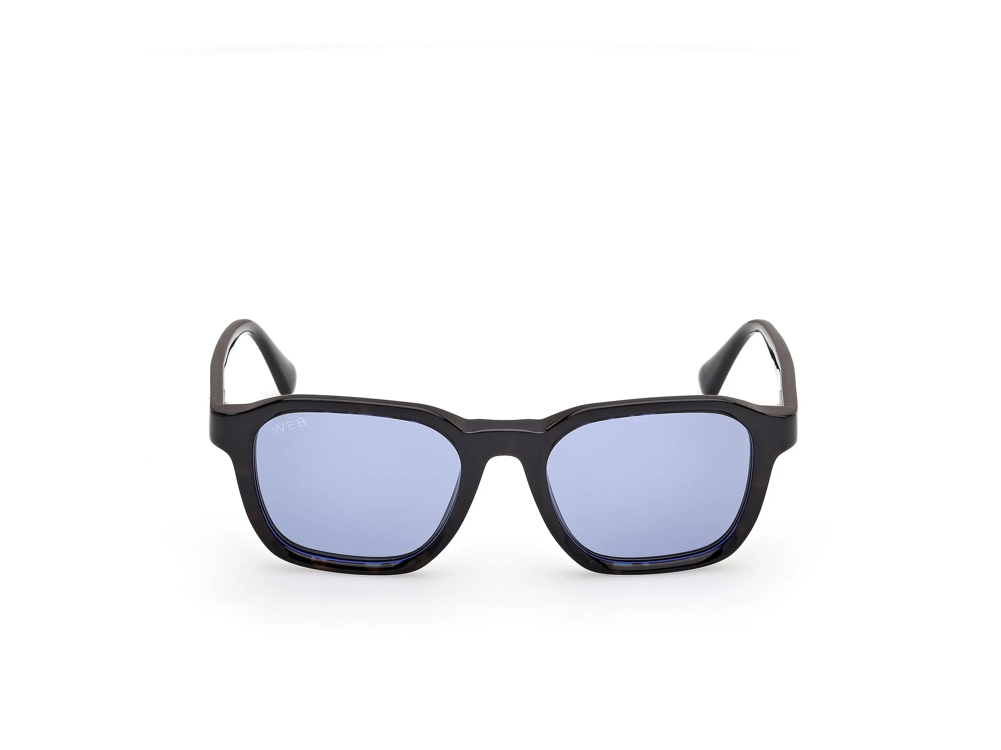 Web WE0385 56V Occhiali da sole Acetato Havana Blu Squadrata Normale - immagine 2