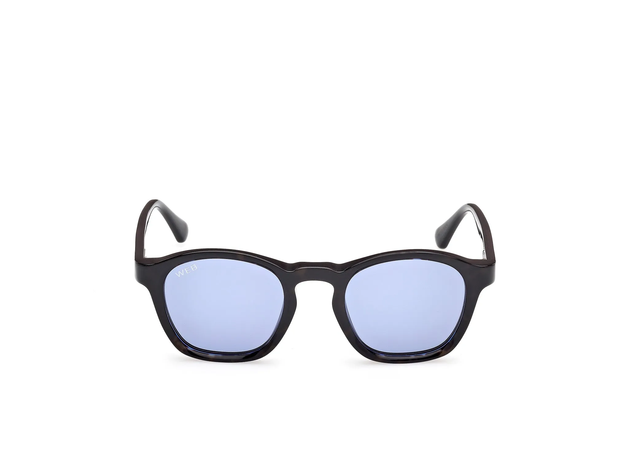 Web WE0384 56V Occhiali da sole Acetato Havana Blu Rotonda Normale - immagine 2