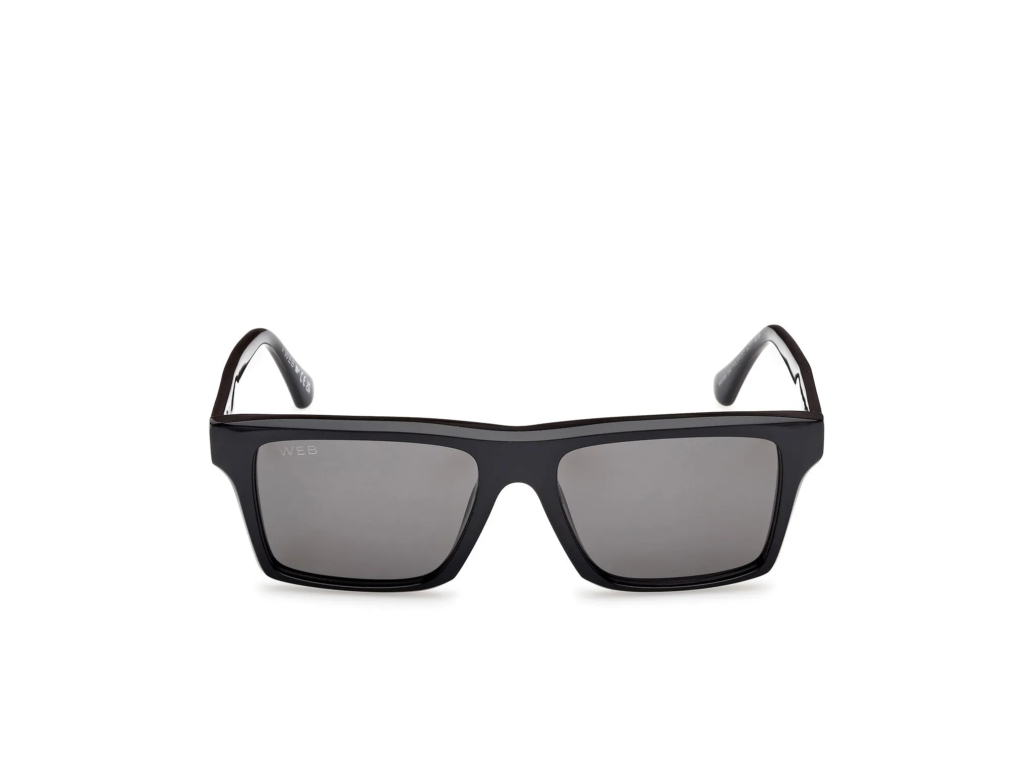 Web WE0383 05D Occhiali da sole Acetato Nero Fumo Squadrata Polarizzata - immagine 2