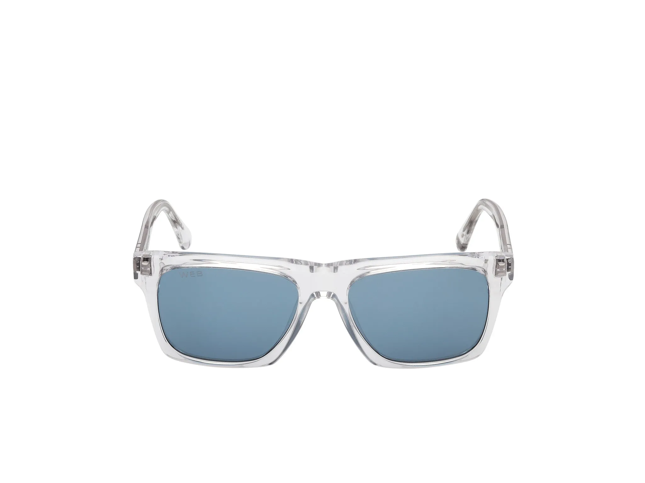 Web WE0382 26V Occhiali da sole Acetato Trasparente Blu Squadrata Normale - immagine 2