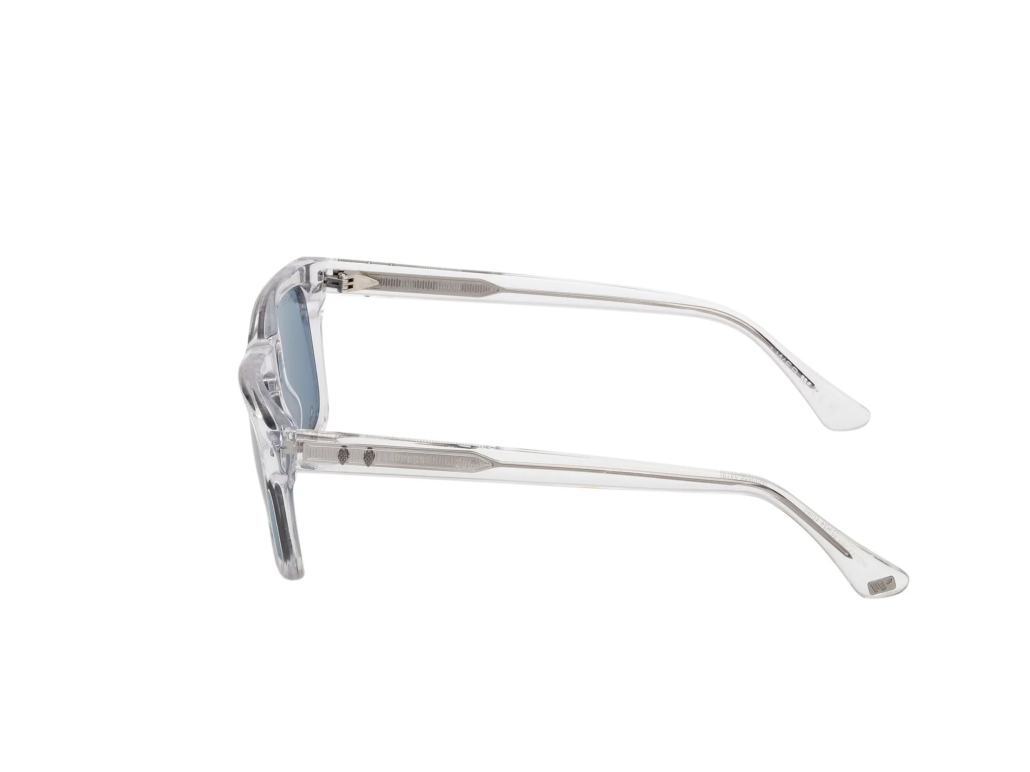 Web WE0382 26V Occhiali da sole Acetato Trasparente Blu Squadrata Normale - immagine 3