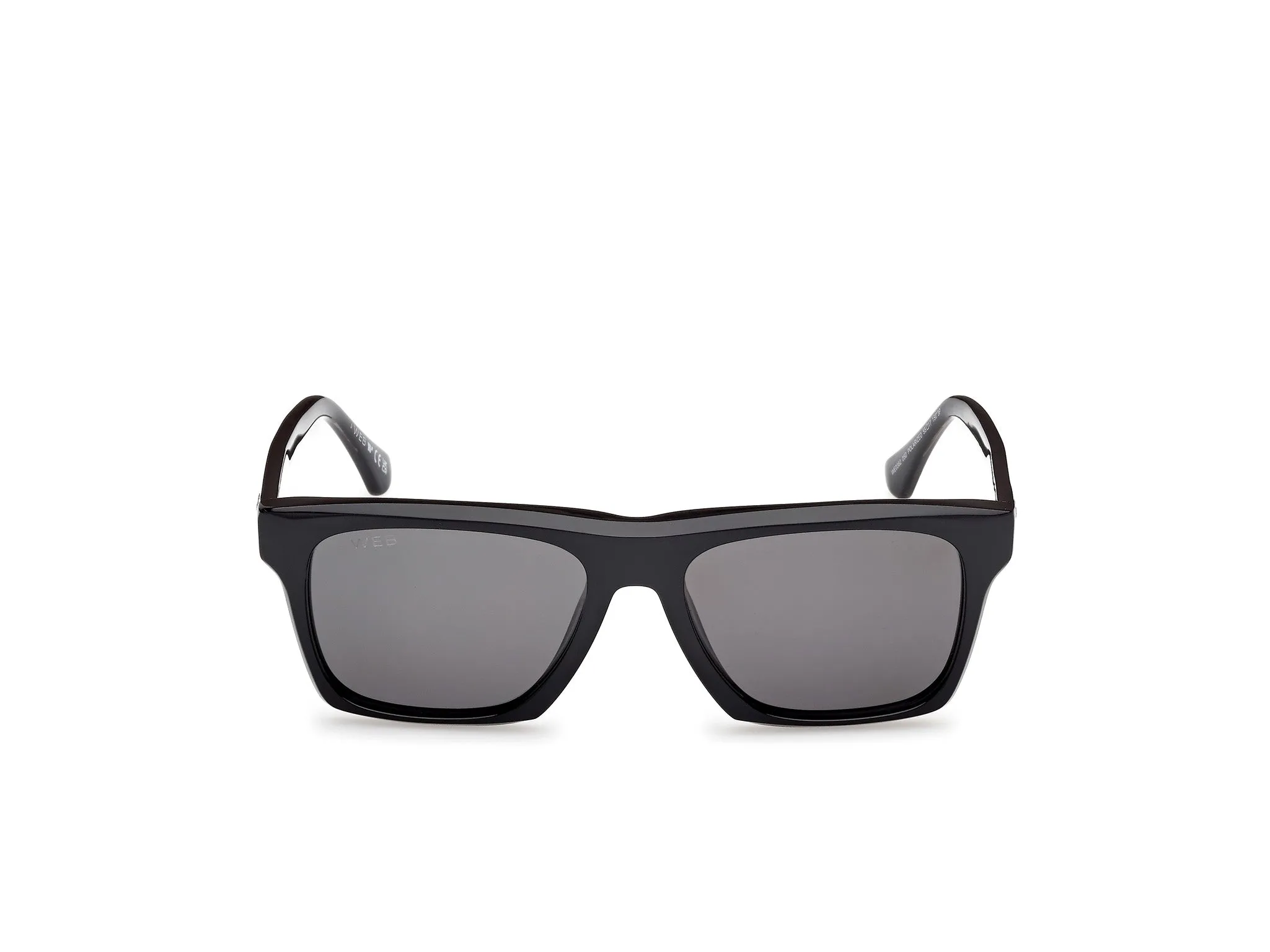 Web WE0382 05D Occhiali da sole Acetato Nero Fumo Squadrata Polarizzata - immagine 2