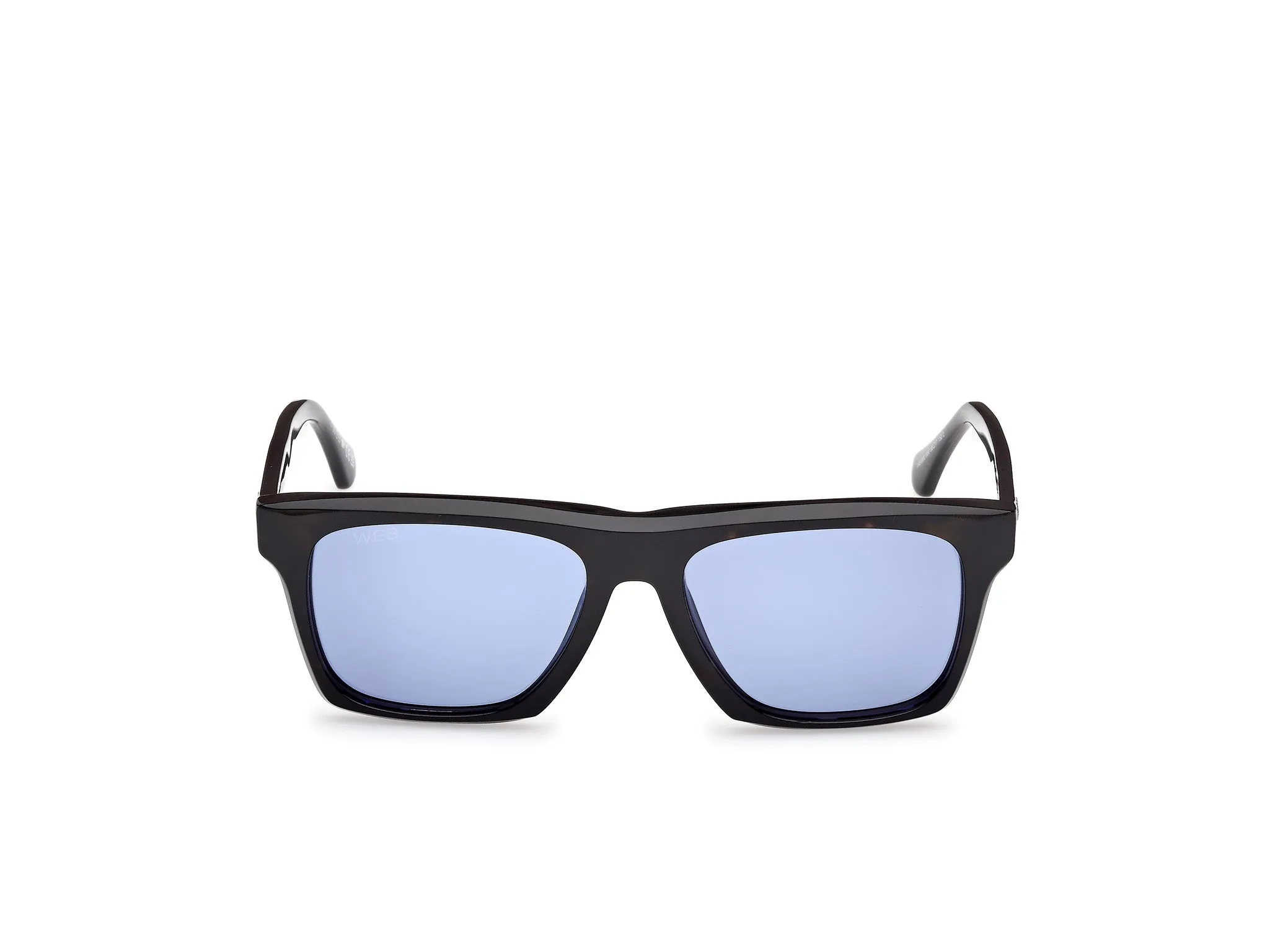 Web WE0382 56V Occhiali da sole Acetato Havana Blu Squadrata Normale - immagine 2