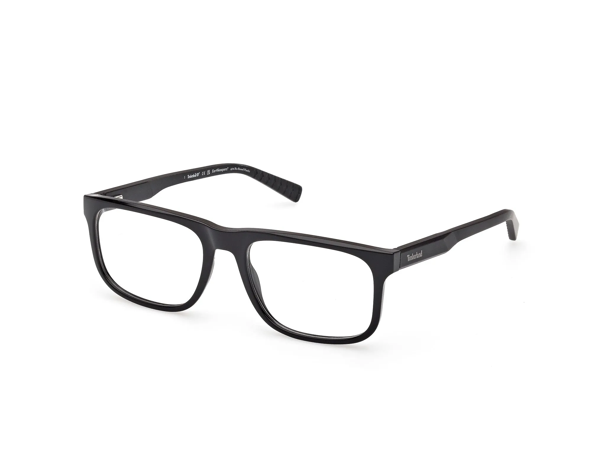 Timberland TB50055 1 Montature da vista Iniettato Nero Squadrata Normale - immagine 1