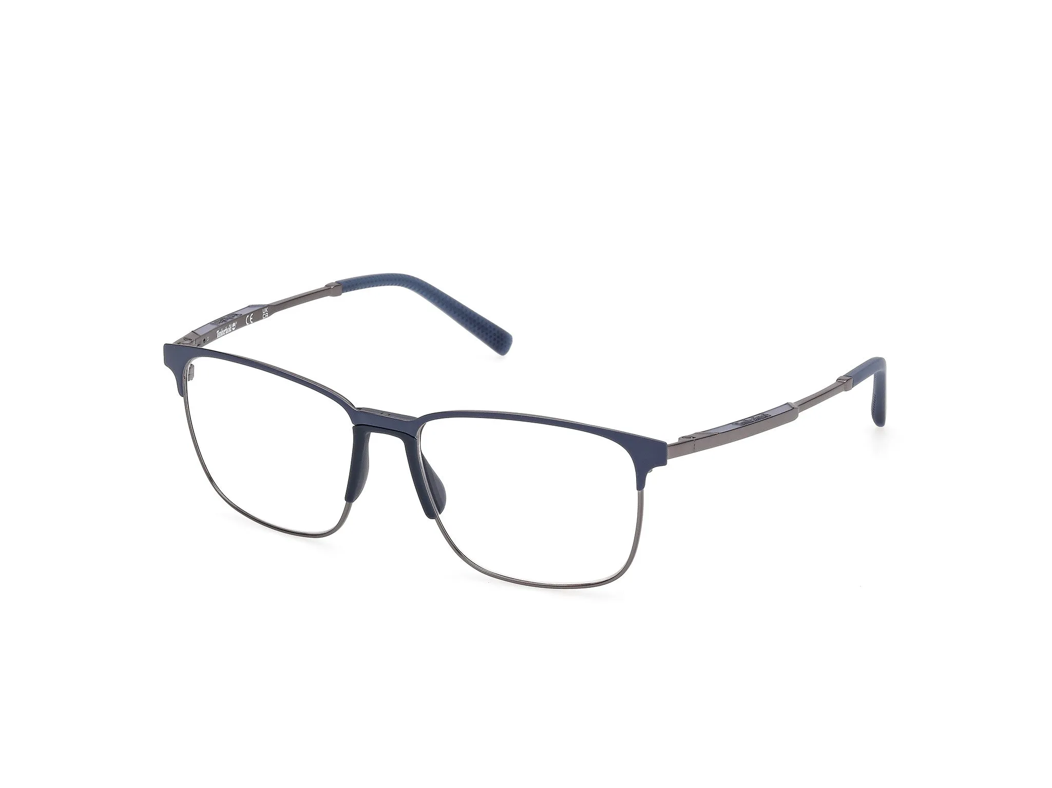 Timberland TB50054 91 Montature da vista Metallo Blu Squadrata Normale - immagine 1
