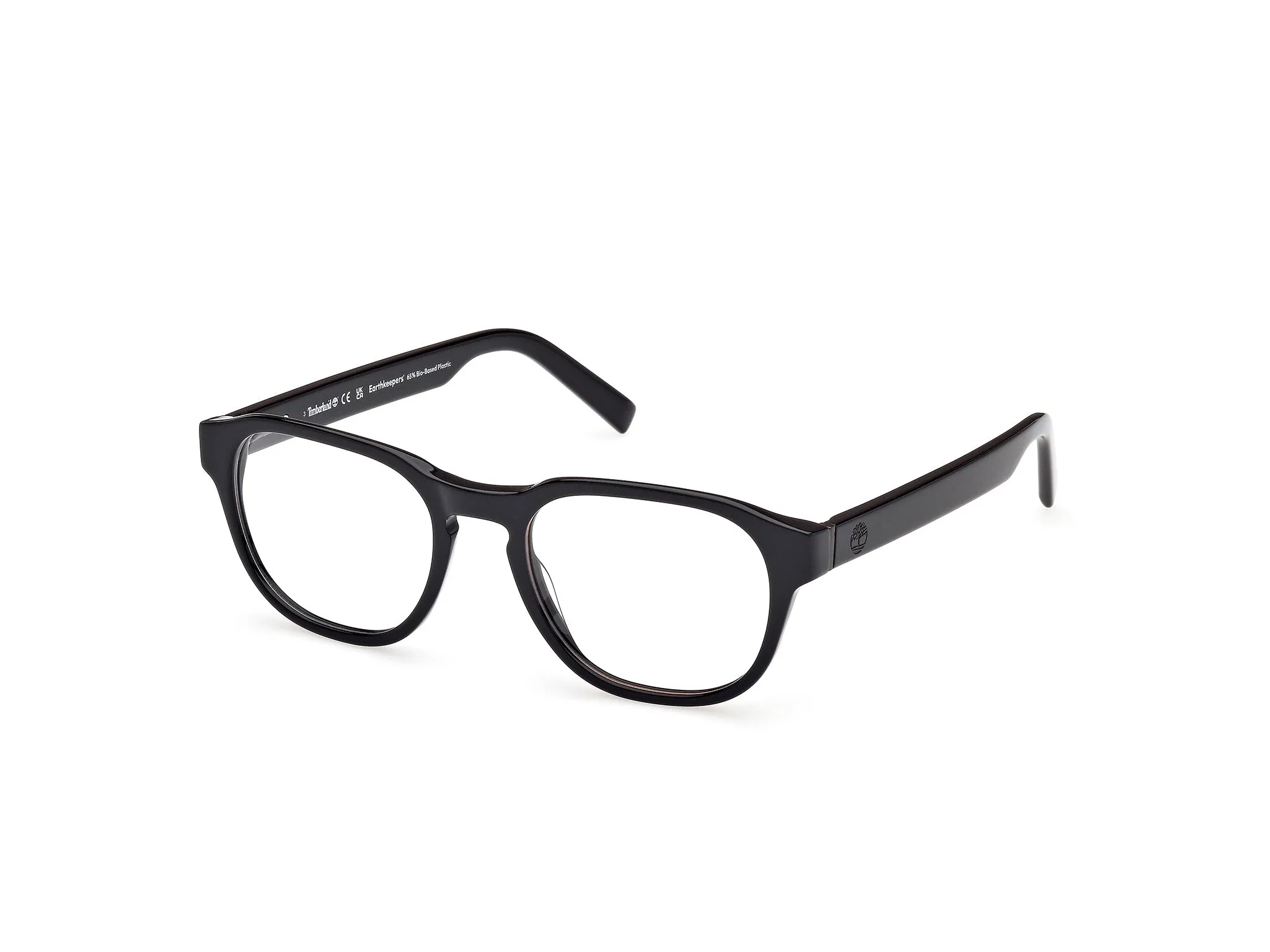 Timberland TB50052 1 Montature da vista Acetato Nero Rotonda Normale - immagine 1