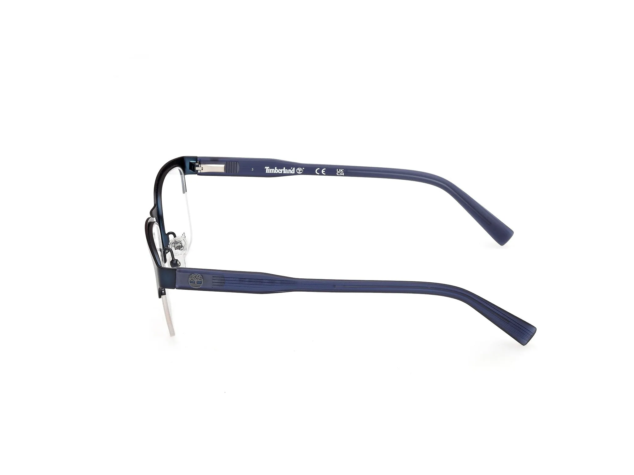Timberland TB50046 91 Montature da vista Metallo Blu Squadrata Normale - immagine 3