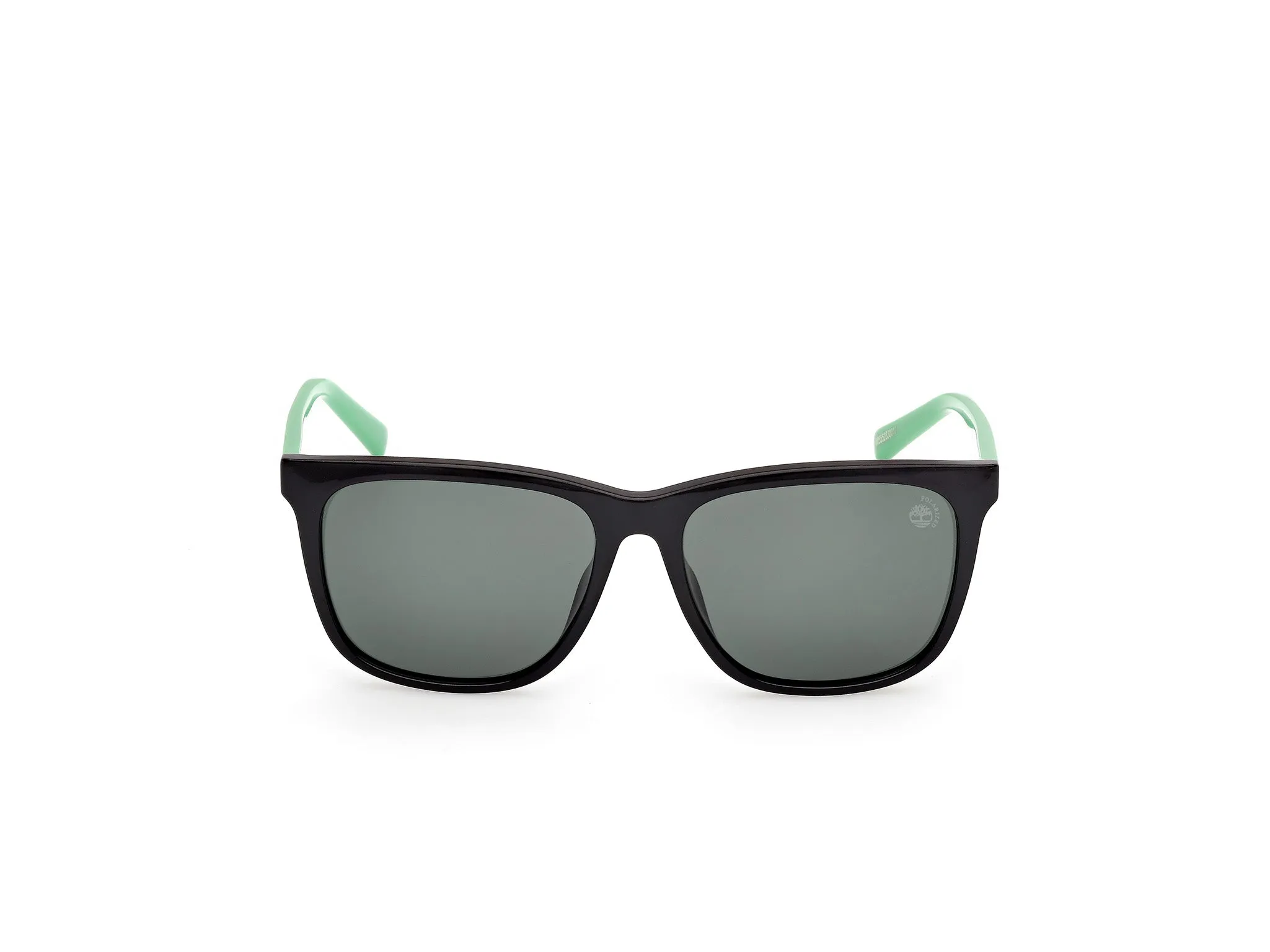 Timberland TB00047 01R Occhiali da sole Iniettato Nero Verde Squadrata Polarizzata - immagine 2