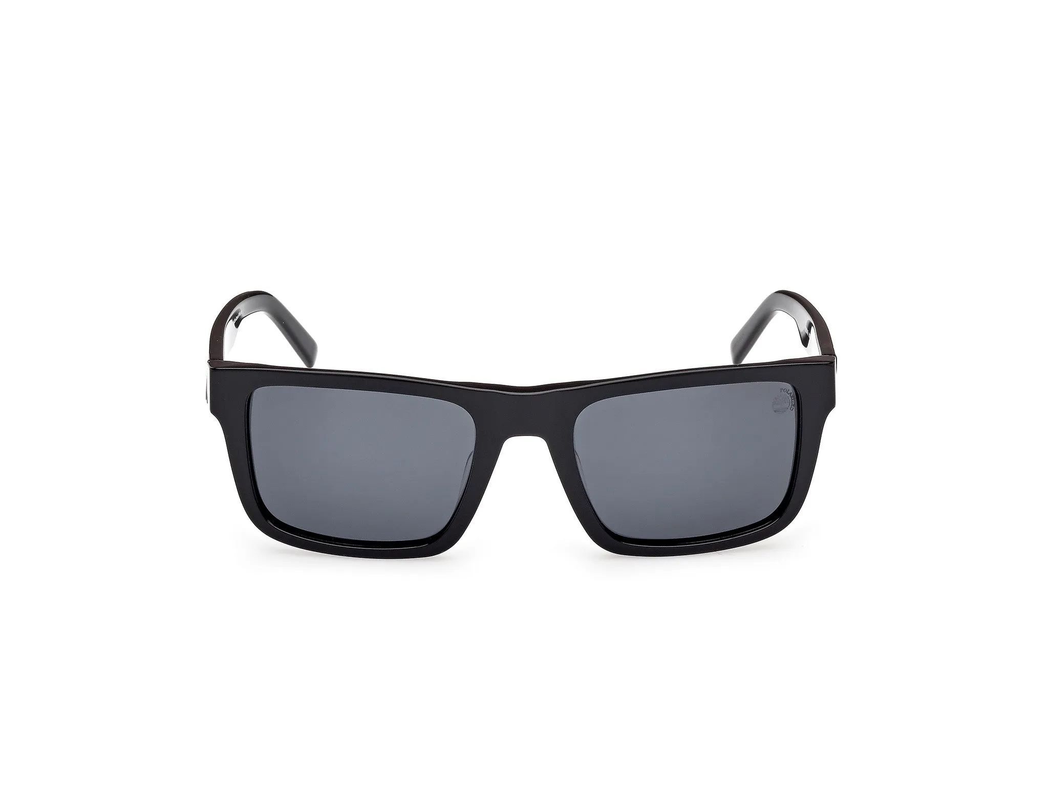 Timberland TB00042 01D Occhiali da sole Acetato Nero Fumo Squadrata Polarizzata - immagine 2