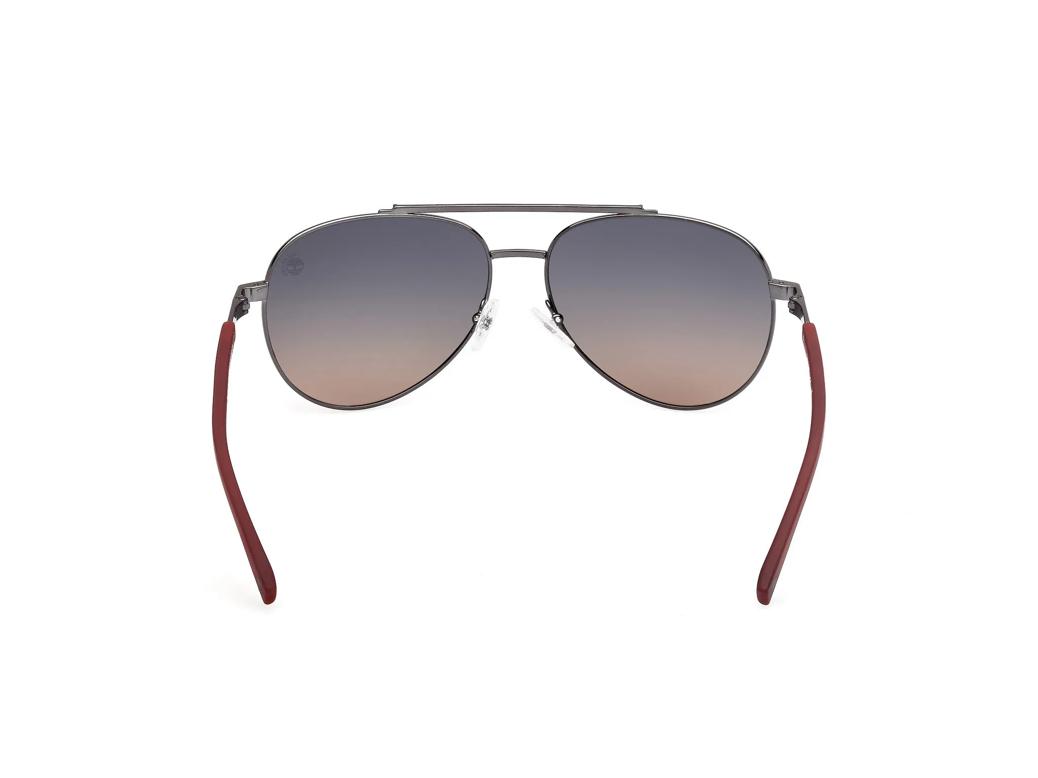Timberland TB00039 06D Occhiali da sole Metallo Grigio Fumo Pilot Polarizzata - immagine 4