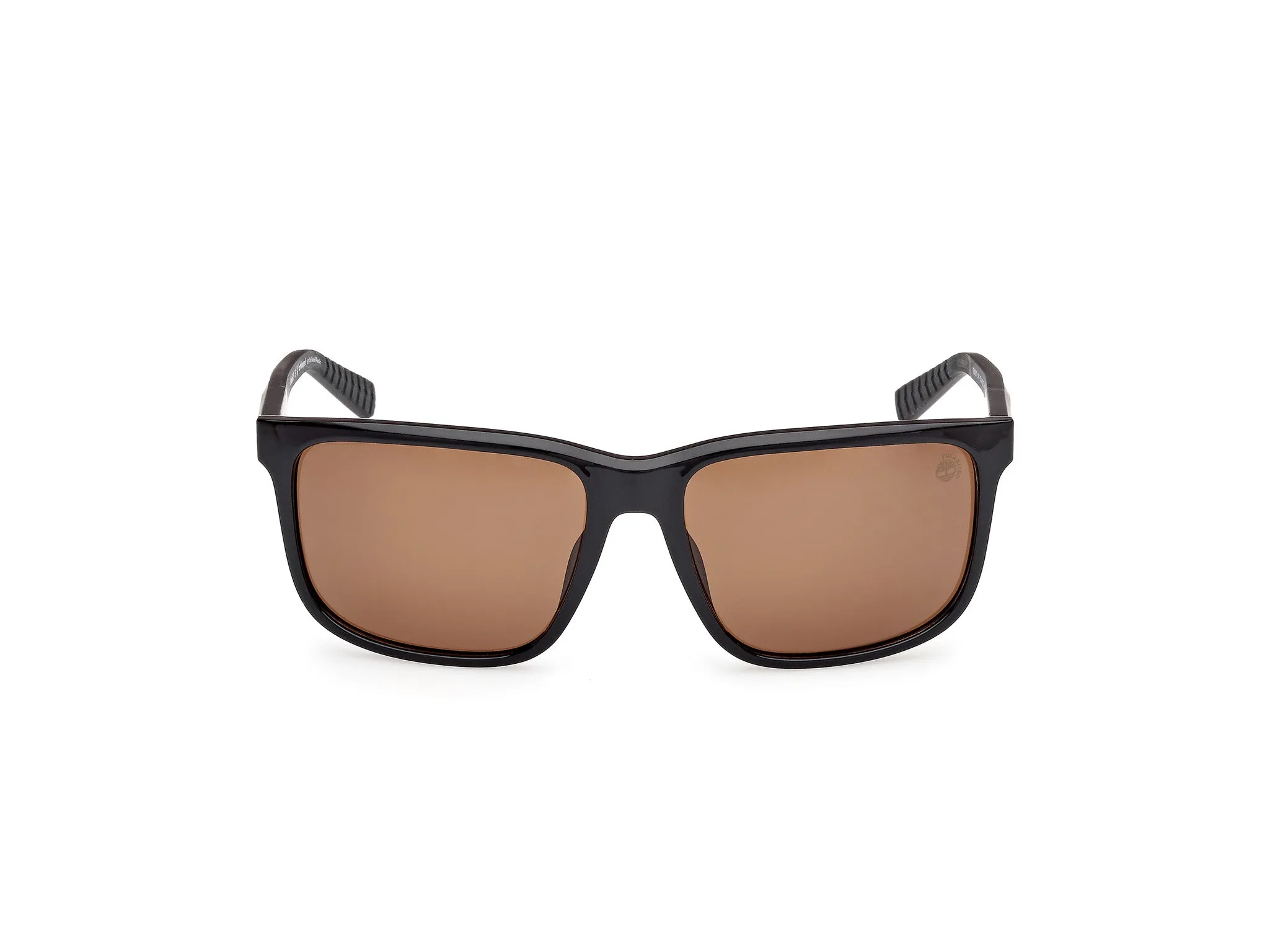 Timberland TB00037 01H Occhiali da sole Iniettato Nero Marrone Squadrata Polarizzata - immagine 2