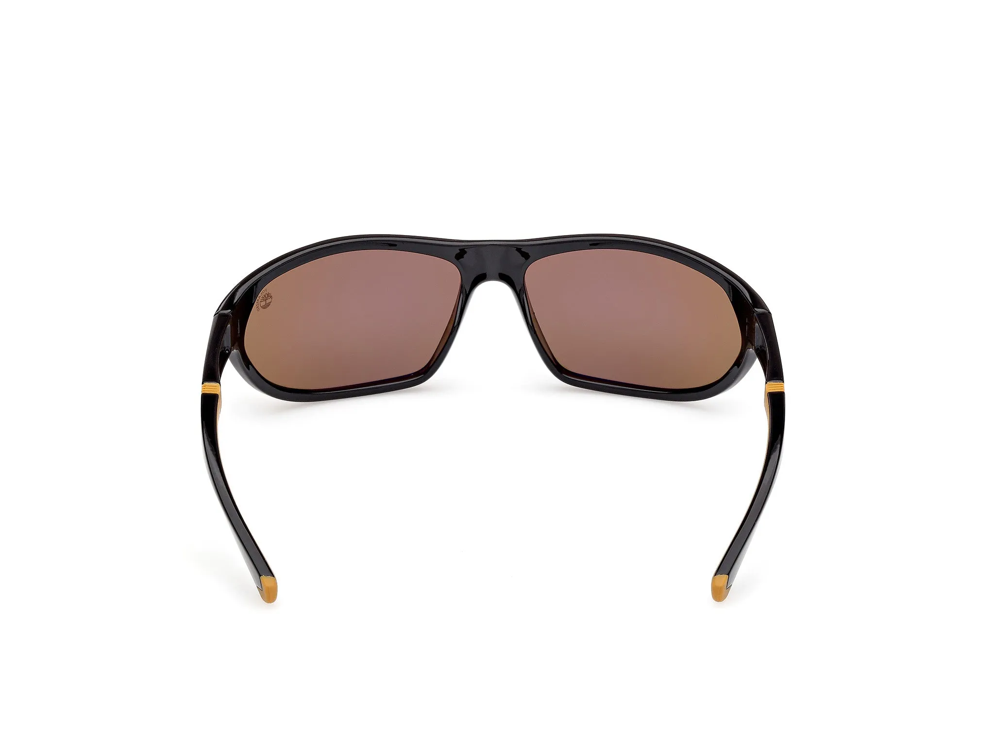 Timberland TB00035 01H Occhiali da sole Iniettato Nero Marrone Squadrata Polarizzata - immagine 4