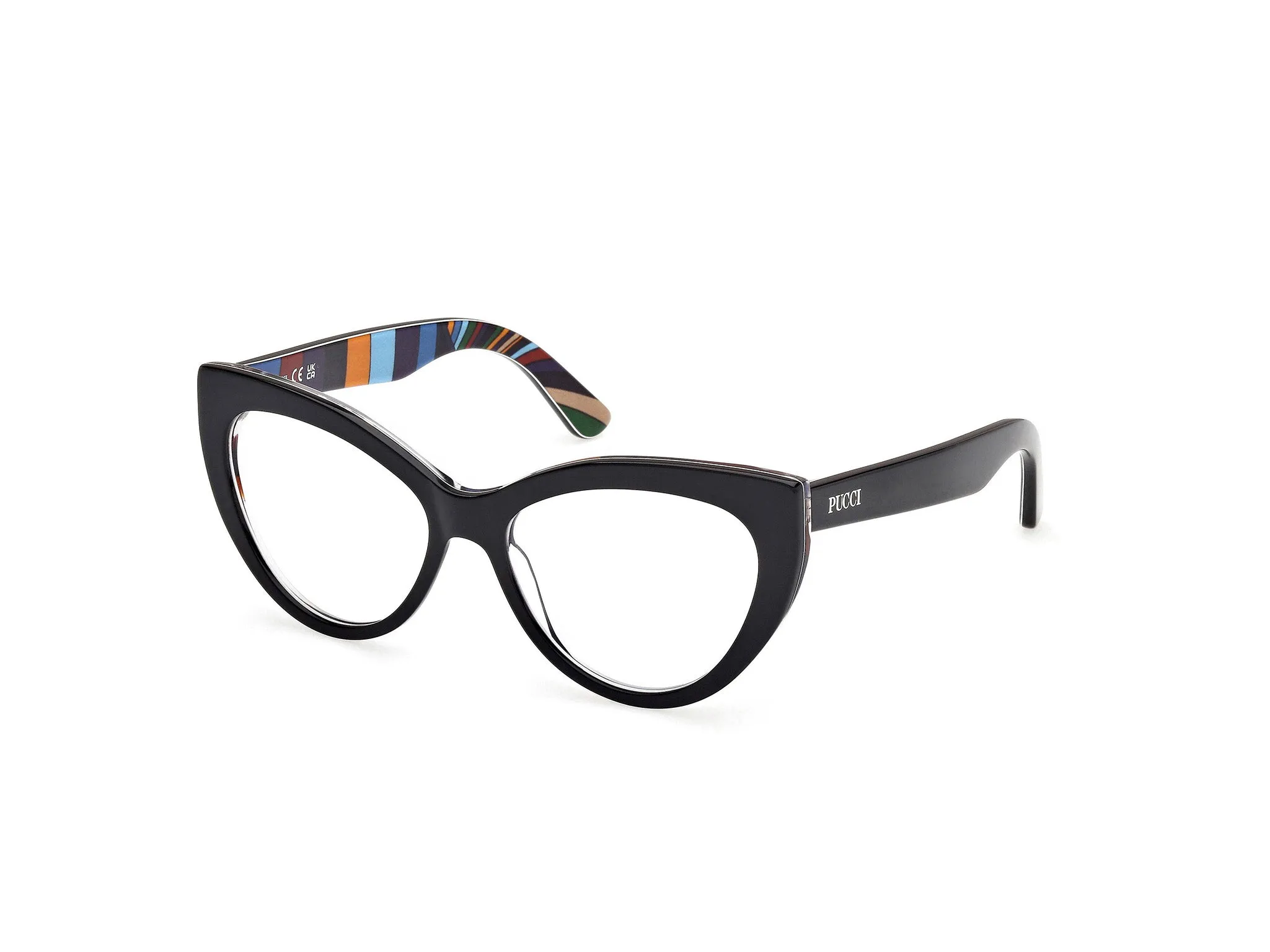 Emilio Pucci EP5266 4 Montature da vista Acetato Nero Cat Eye Normale - immagine 1