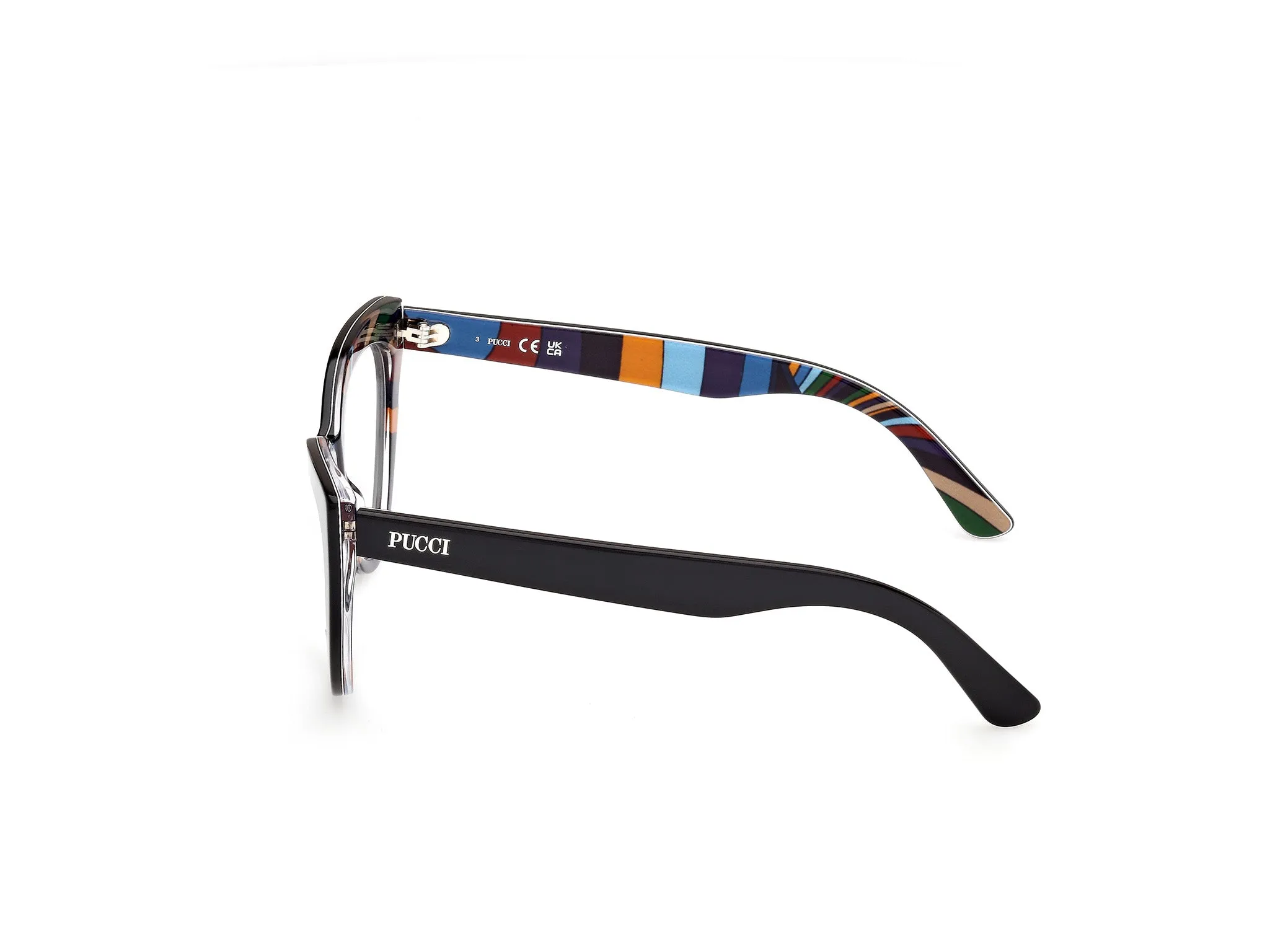 Emilio Pucci EP5266 4 Montature da vista Acetato Nero Cat Eye Normale - immagine 3