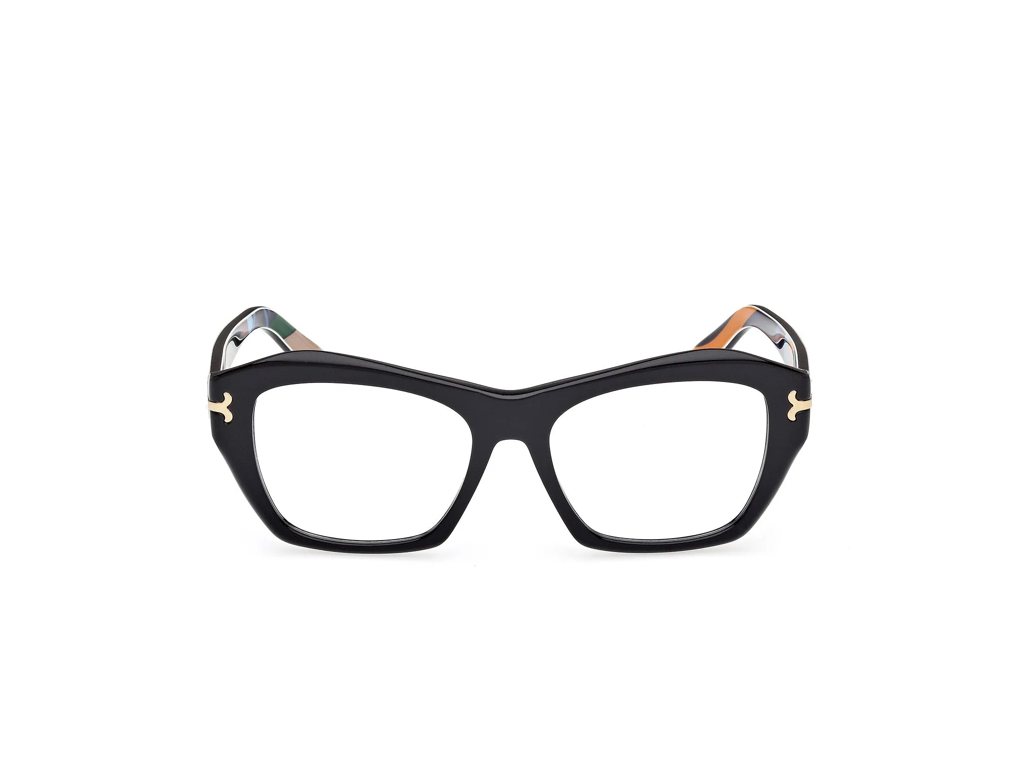 Emilio Pucci EP5264 5 Montature da vista Acetato Nero Geometrica Normale - immagine 2