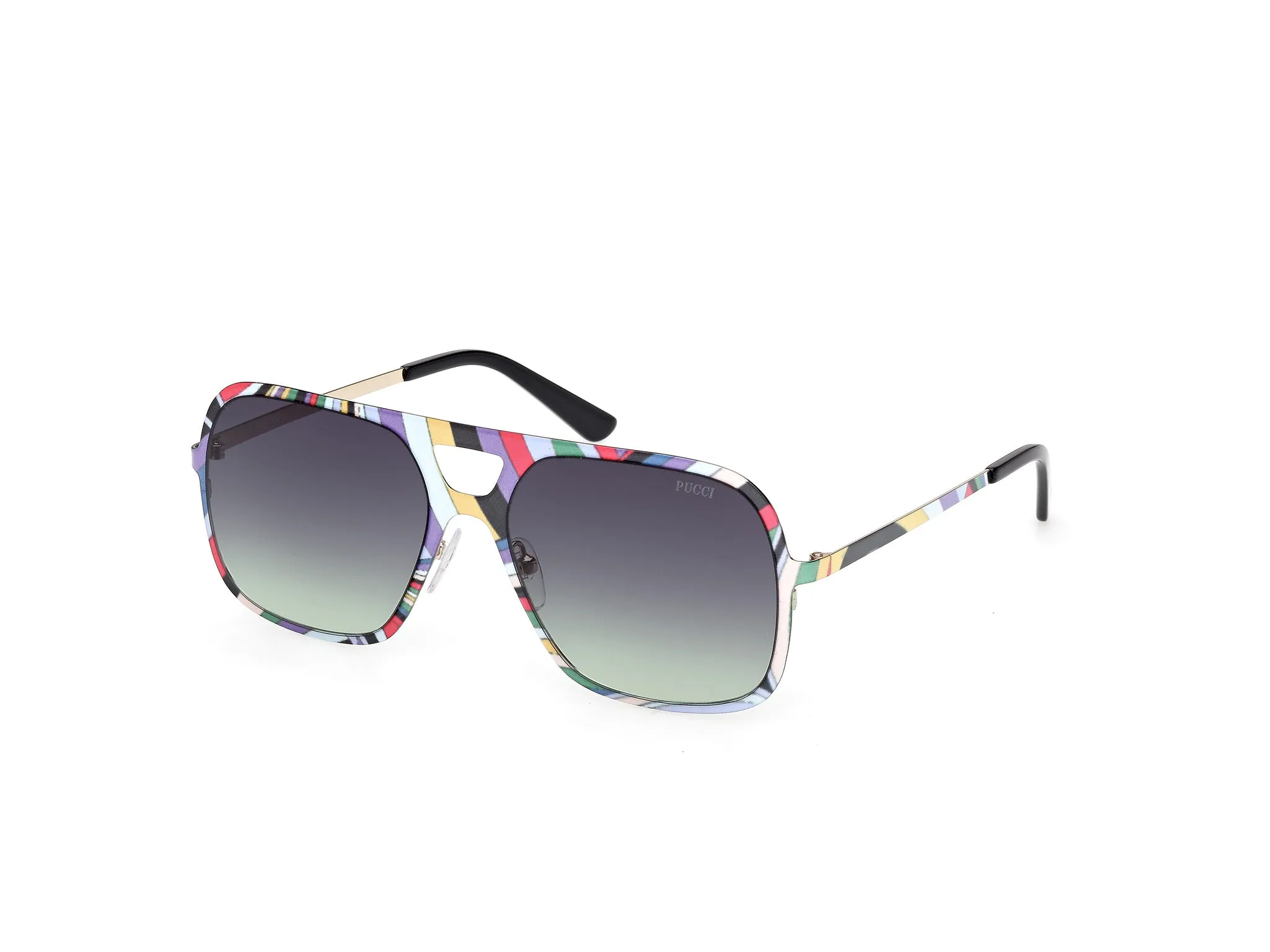 Emilio Pucci EP0238 99B Occhiali da sole Metallo Squadrata Normale - immagine 1