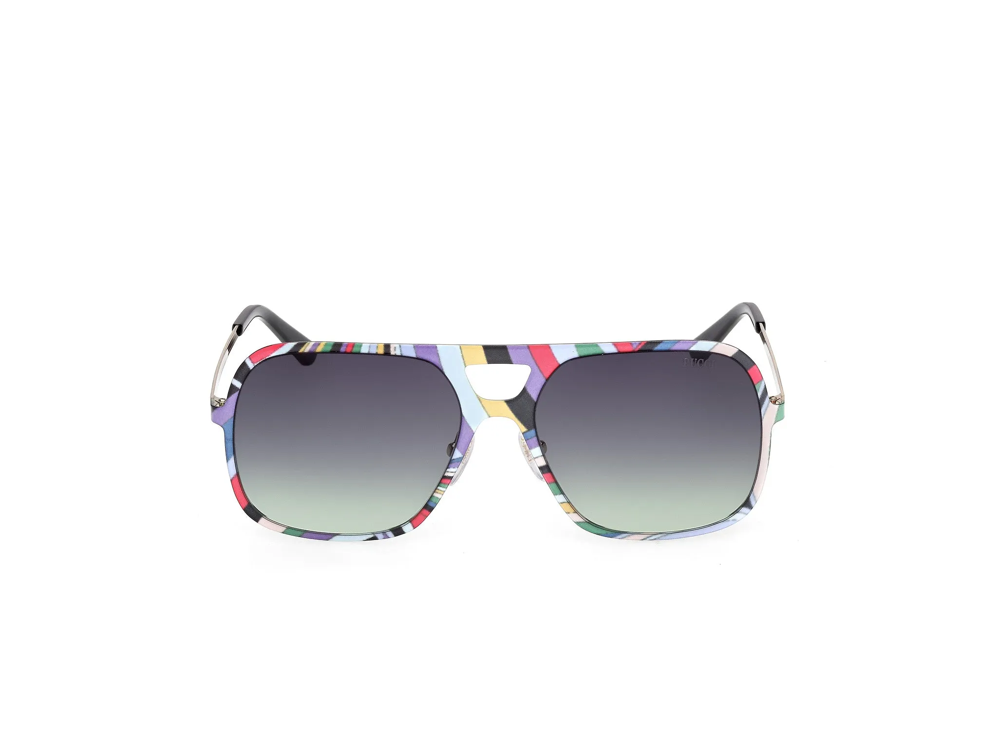 Emilio Pucci EP0238 99B Occhiali da sole Metallo Squadrata Normale - immagine 2