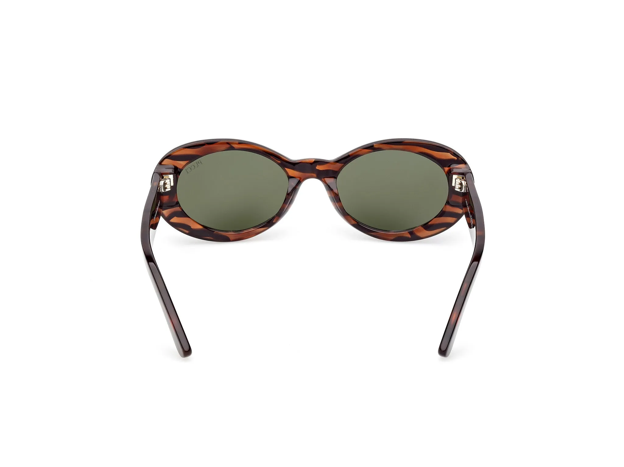 Emilio Pucci EP0234 56N Occhiali da sole Acetato Havana Verde Rotonda Normale - immagine 4