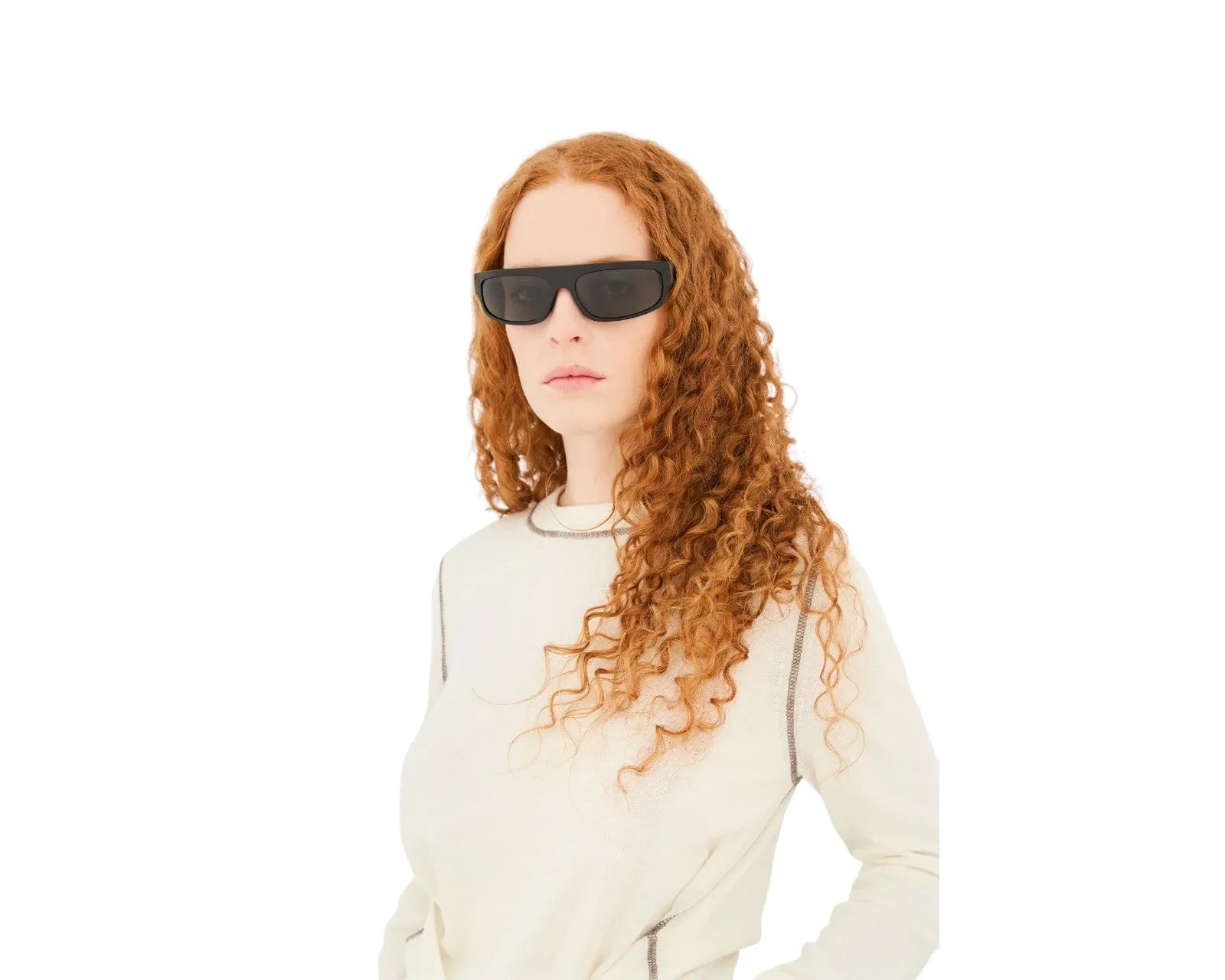 Retrosuperfuture 8OL ZAM BLACK Occhiali da sole Acetato Nero Nero Squadrata Normale - immagine 4