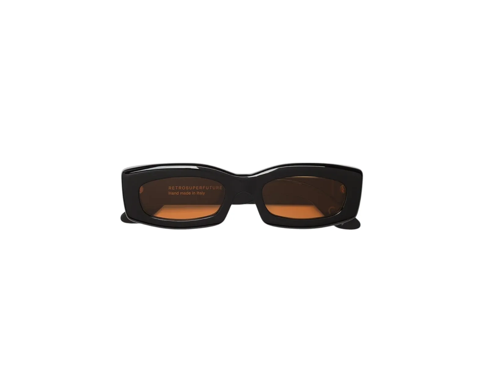 Retrosuperfuture JJ9 ZAGA REFINED Occhiali da sole Acetato Nero Marrone Squadrata Normale - immagine 2