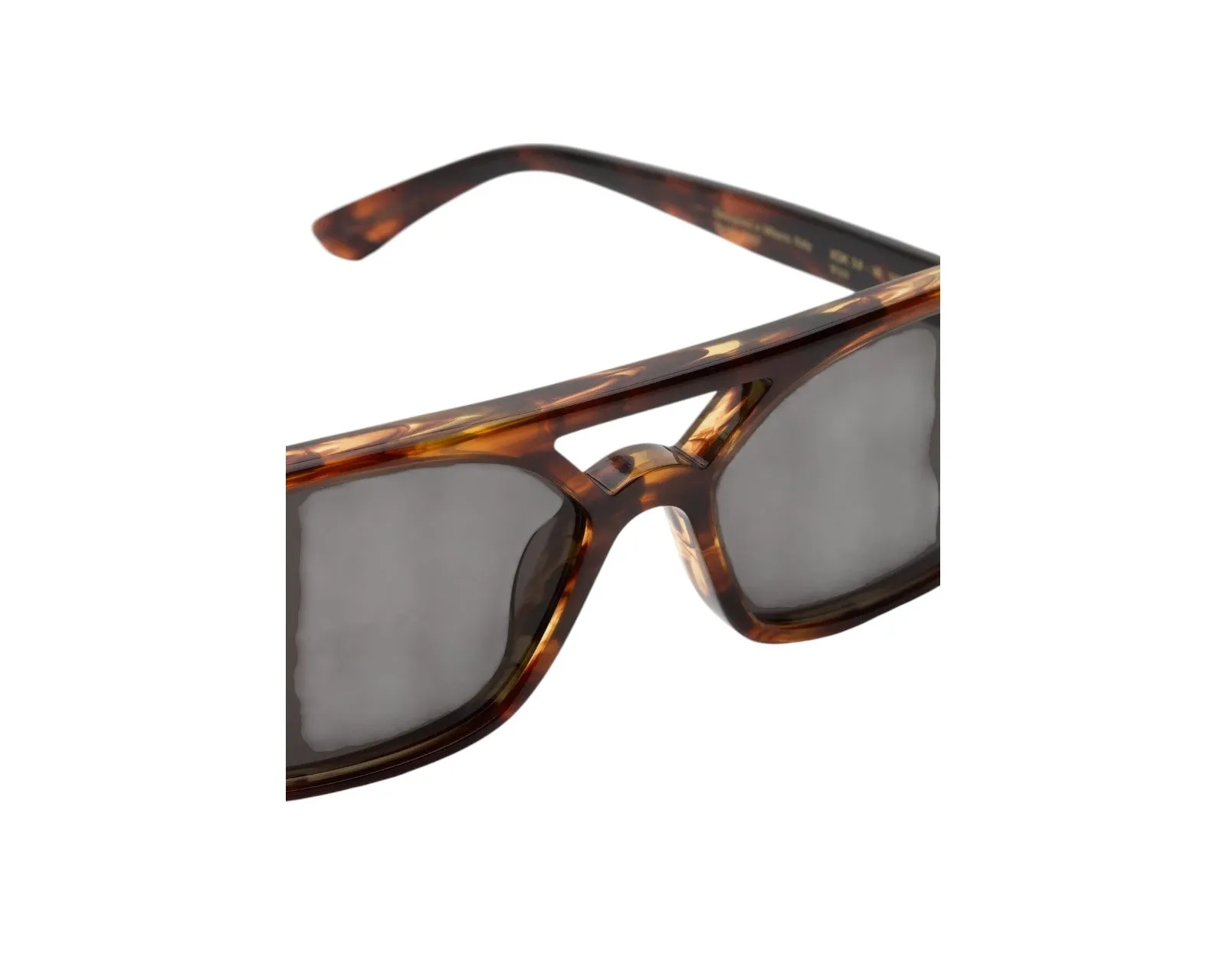 Retrosuperfuture XDK VICO HAVANA STRIATA Occhiali da sole Acetato Havana Nero Squadrata Normale - immagine 3