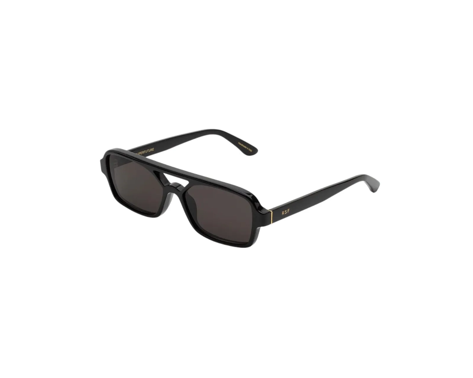 Retrosuperfuture XTA VICO BLACK Occhiali da sole Acetato Nero Nero Squadrata Normale - immagine 1