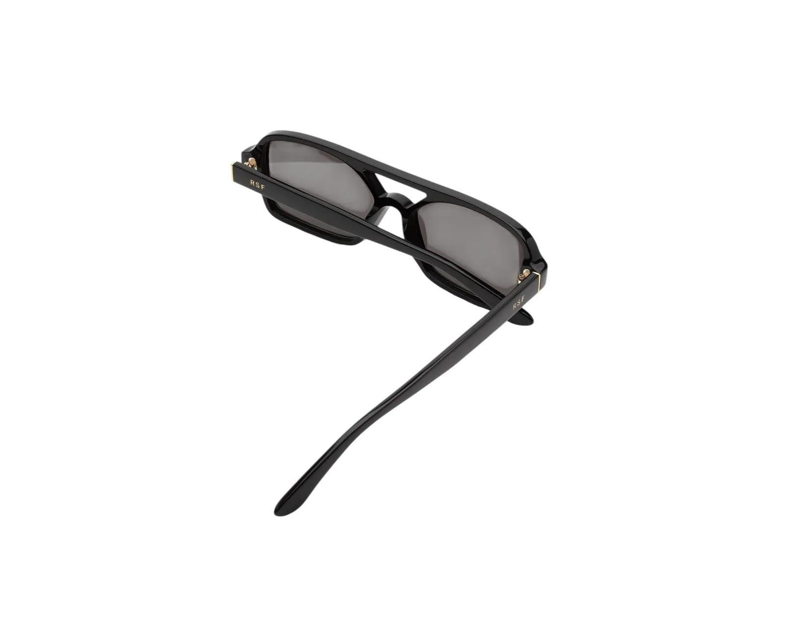 Retrosuperfuture XTA VICO BLACK Occhiali da sole Acetato Nero Nero Squadrata Normale - immagine 4