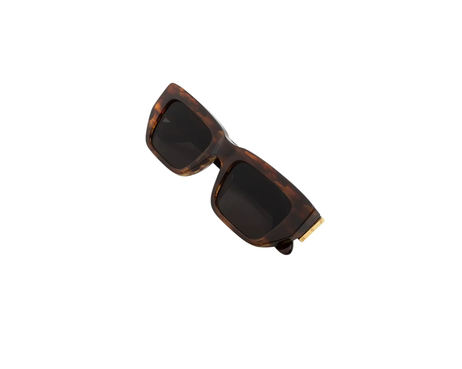 Retrosuperfuture OGU RA HAVANA STRIATA Occhiali da sole Acetato Havana Nero Squadrata Normale - immagine 3