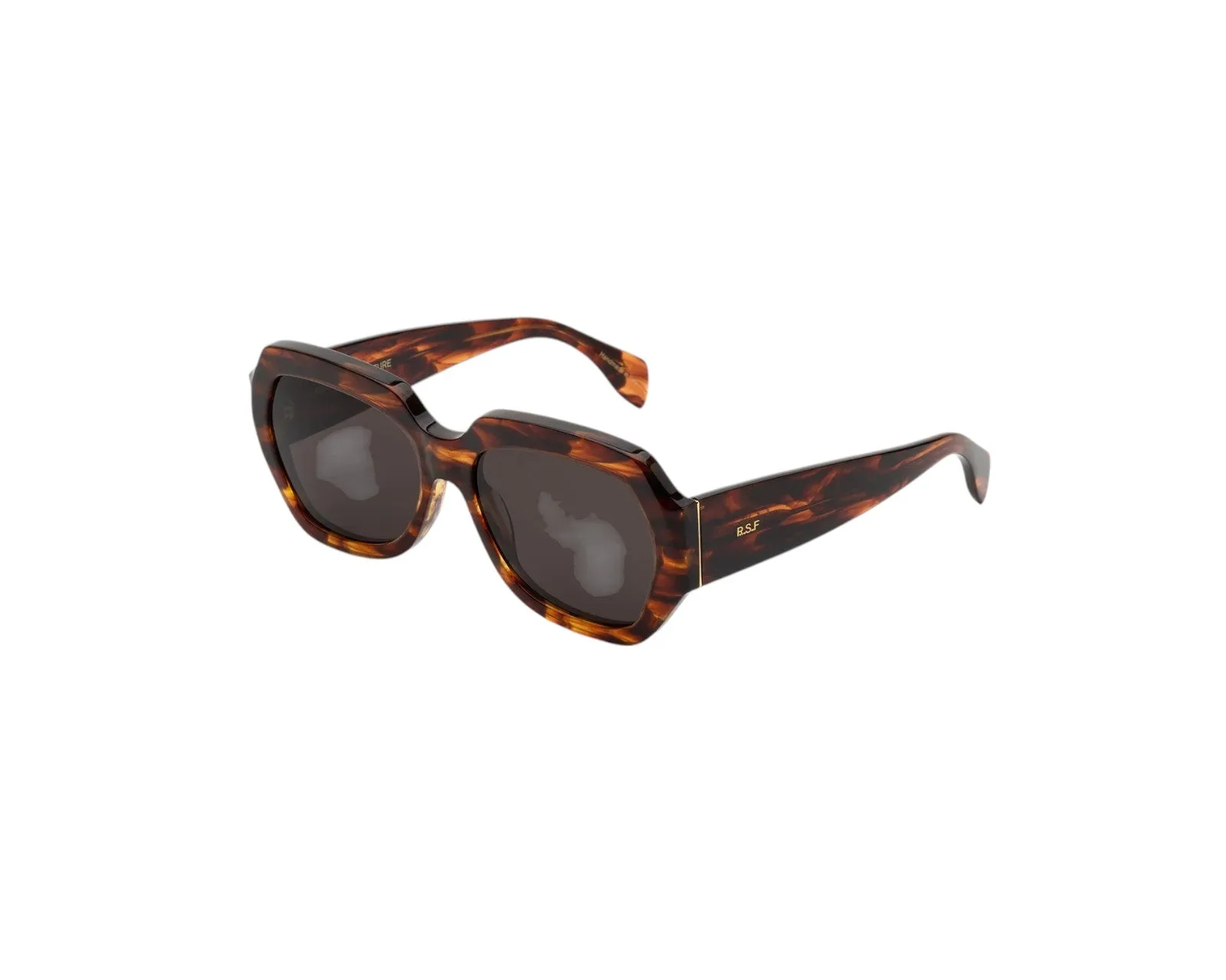 Retrosuperfuture RWI NALA HAVANA STRIATA Occhiali da sole Acetato Havana Nero Squadrata Normale - immagine 1